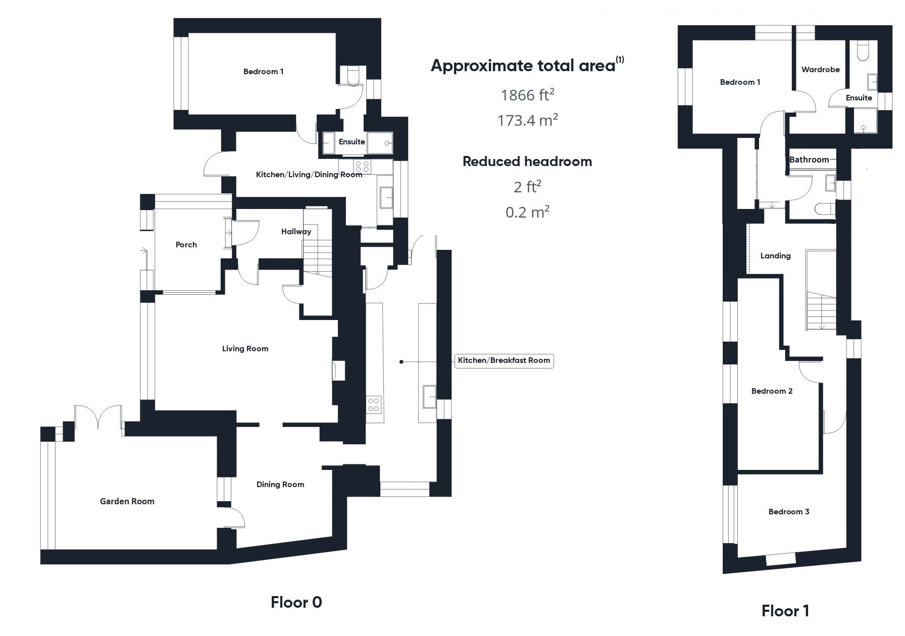 Little Rosecare, Bude floorplan