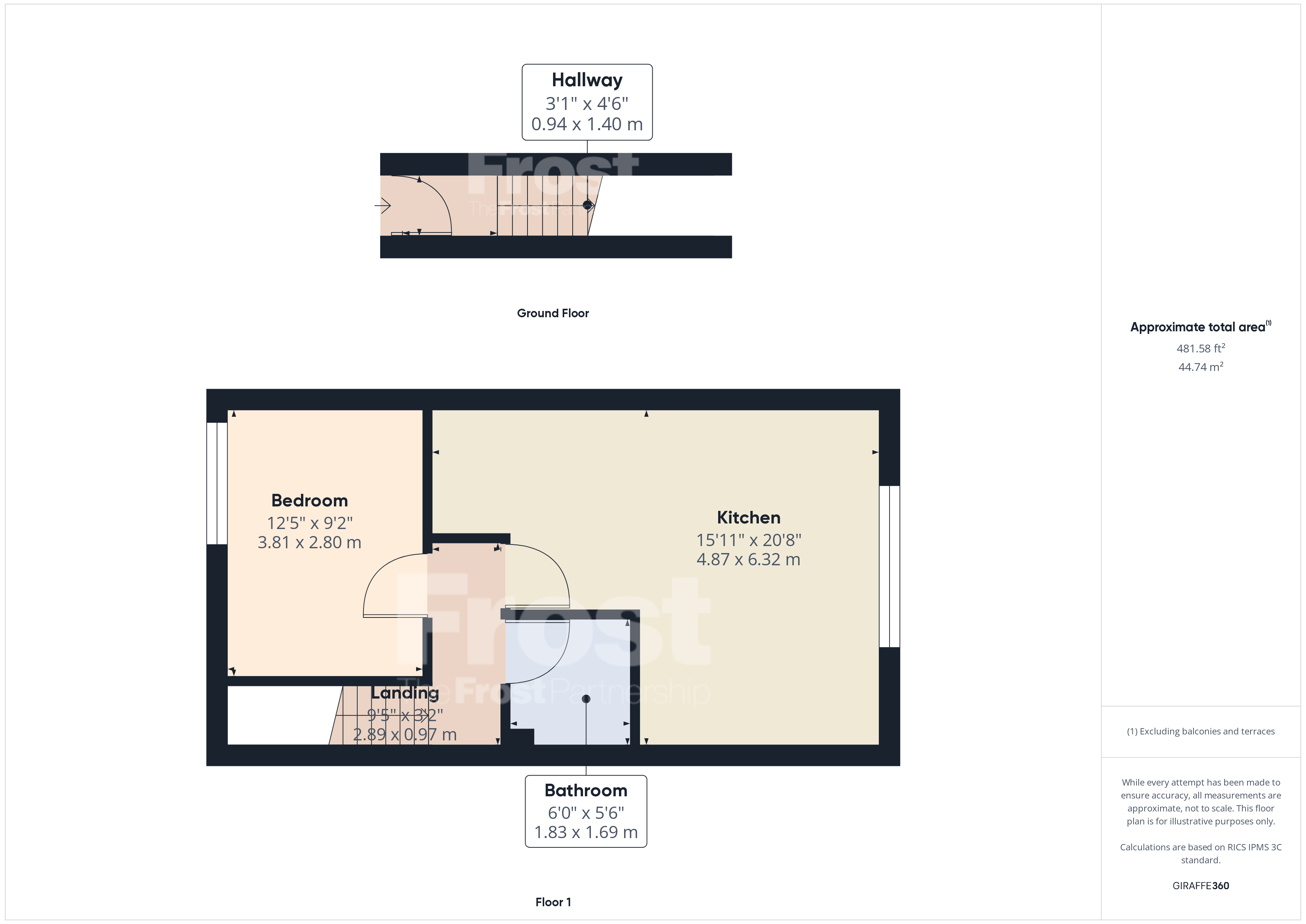 2, Hanover Close, Surrey floorplan
