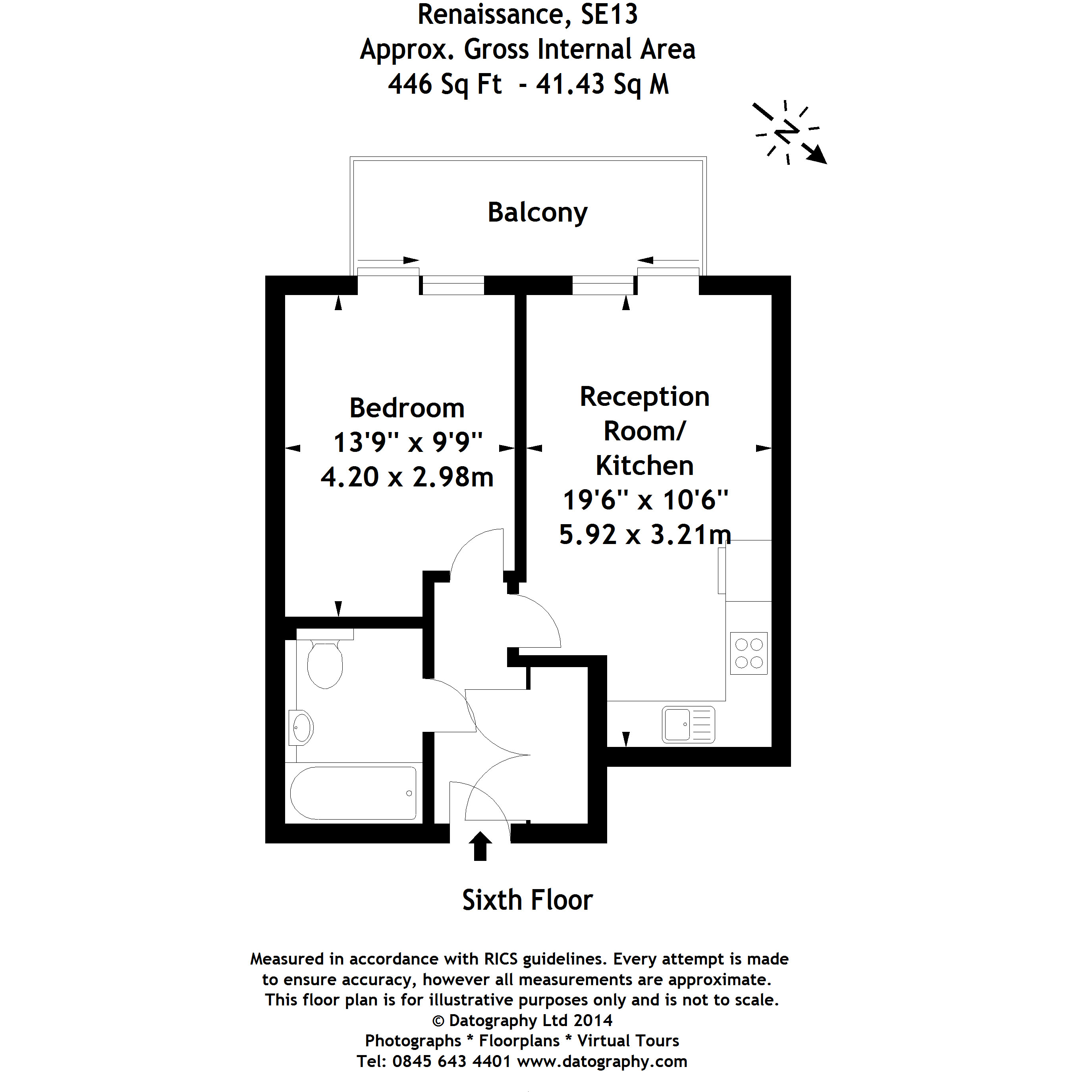 1 Bedrooms Flat to rent in The Renaissance, Sienna Alto, Lewisham SE13