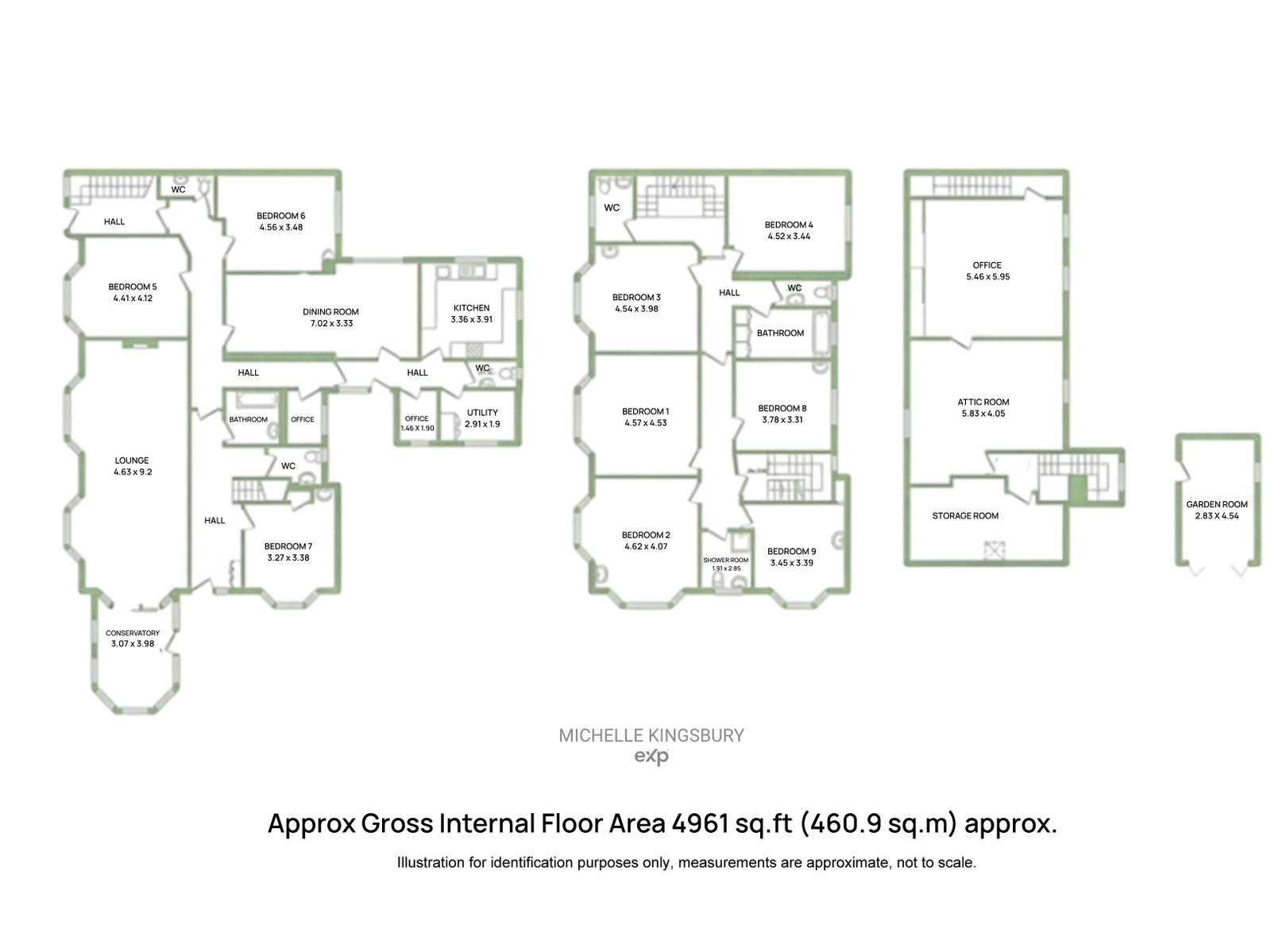 1, Osmaston Road, Prenton floorplan