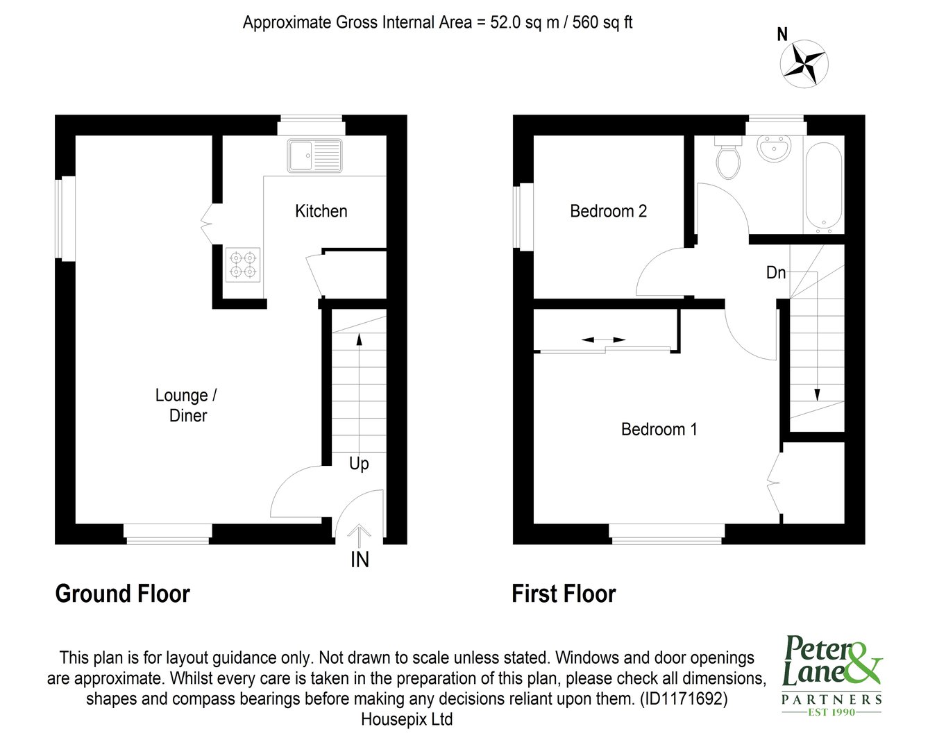 21, Mortimer Row, Huntingdon floorplan