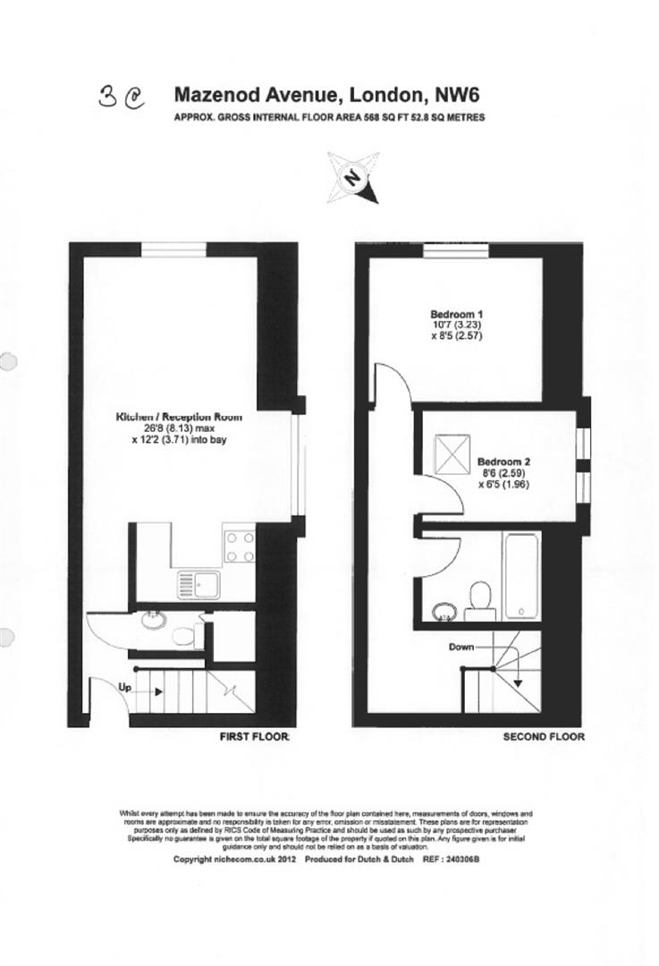 Mazenod Avenue, West Hampstead floorplan