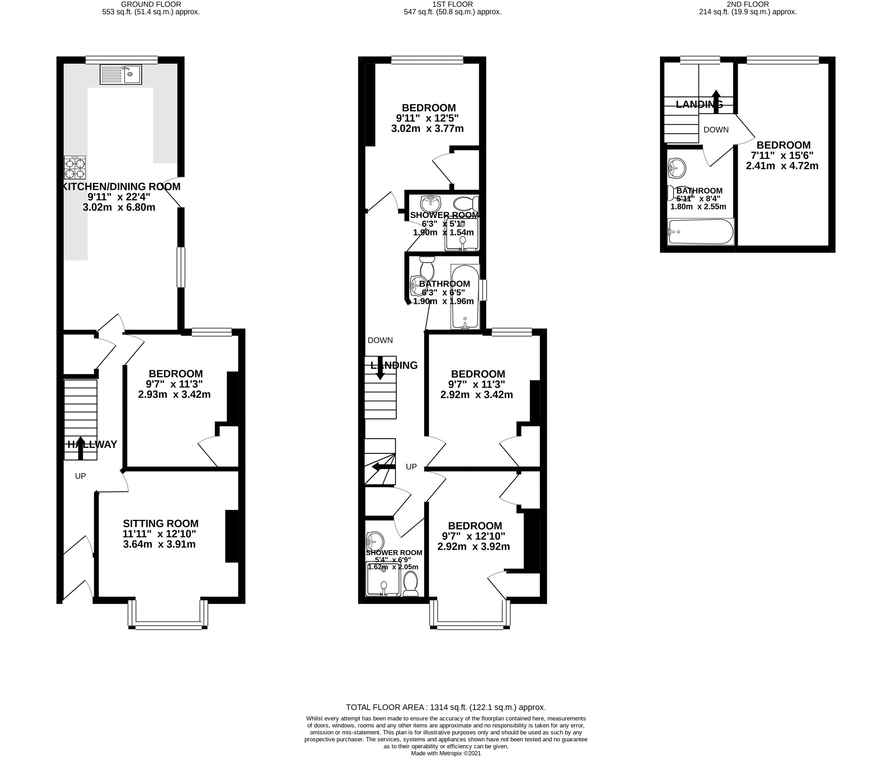 19, Danes Road, Exeter floorplan