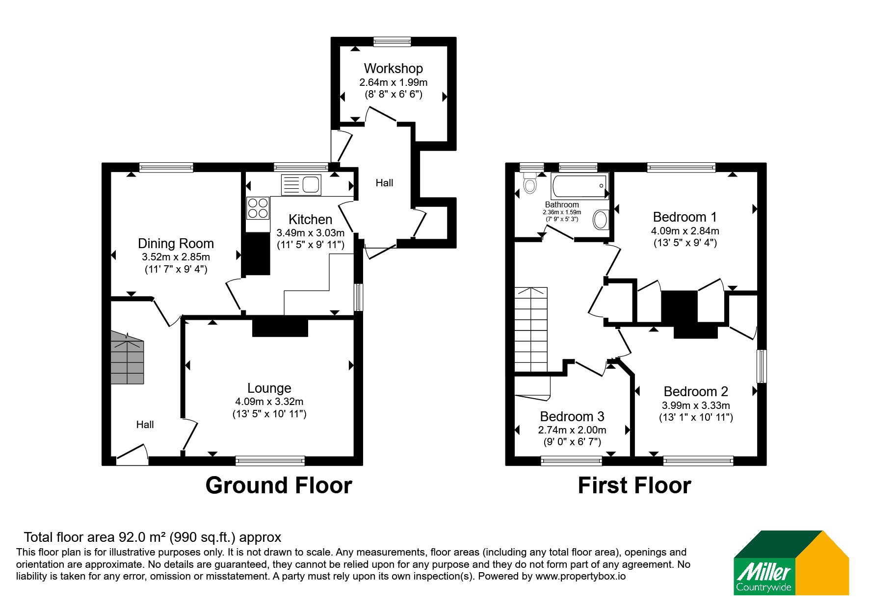 34, Bobs Road, Par floorplan
