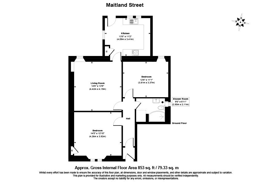 21, Maitland Street, Dunfermline floorplan