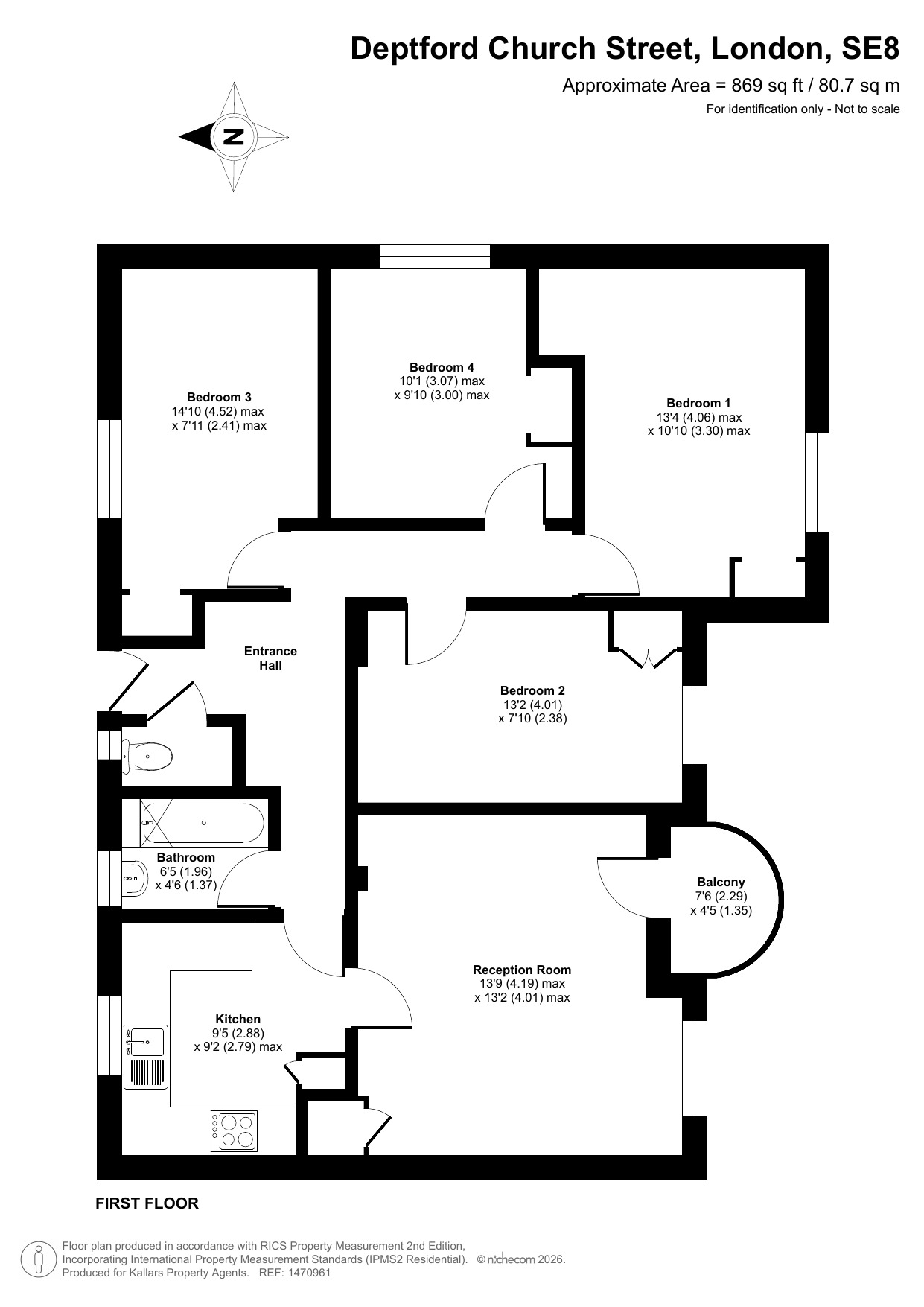 Flat 11, Farrer House, London floorplan