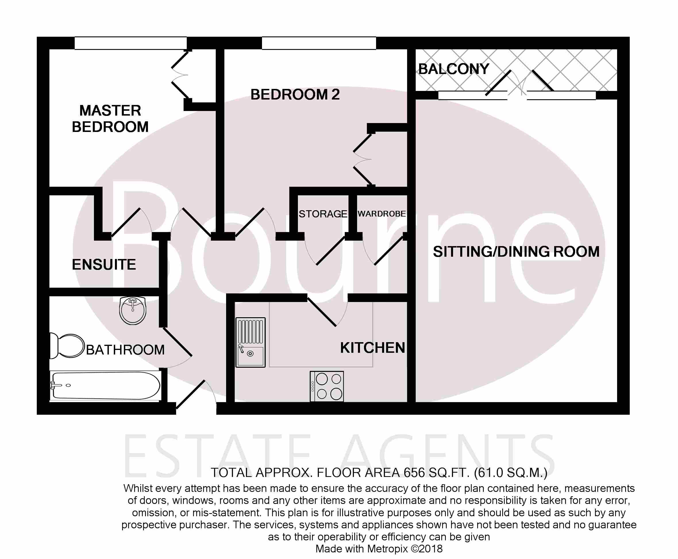 2 Bedrooms Flat to rent in Station Approach, Woking GU22