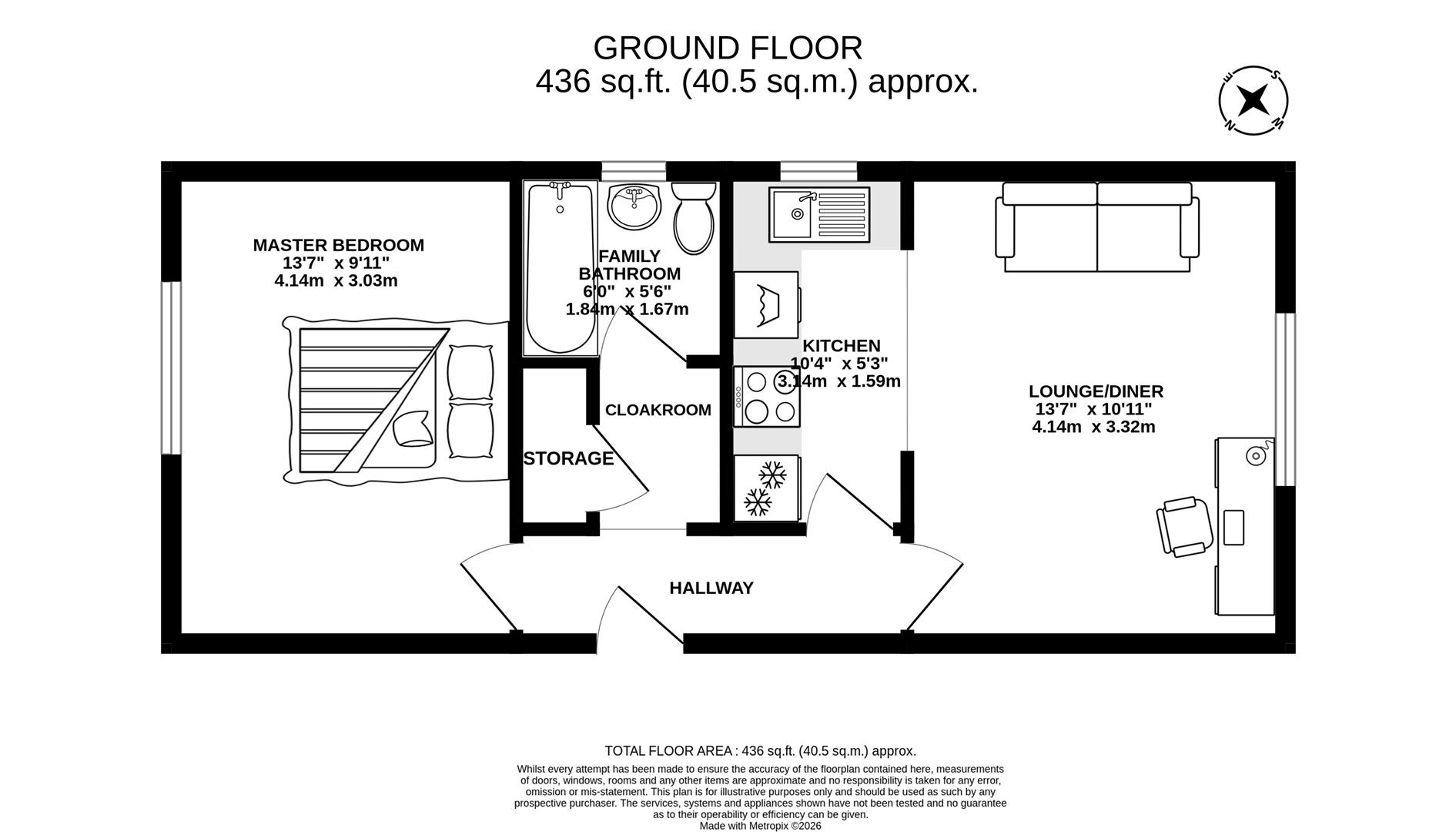 9, Golf View, Preston floorplan