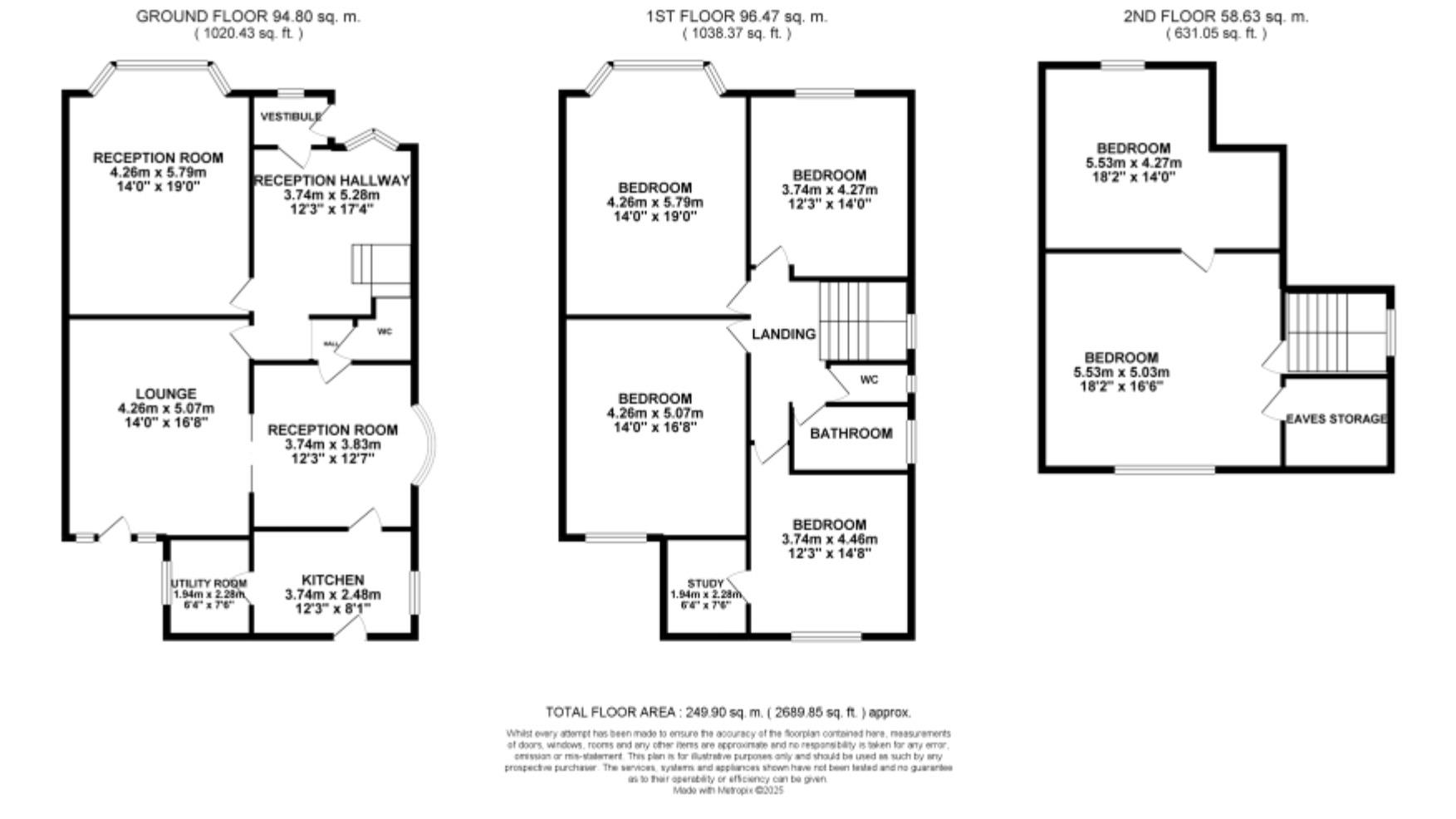 8, Garth Drive, Liverpool floorplan