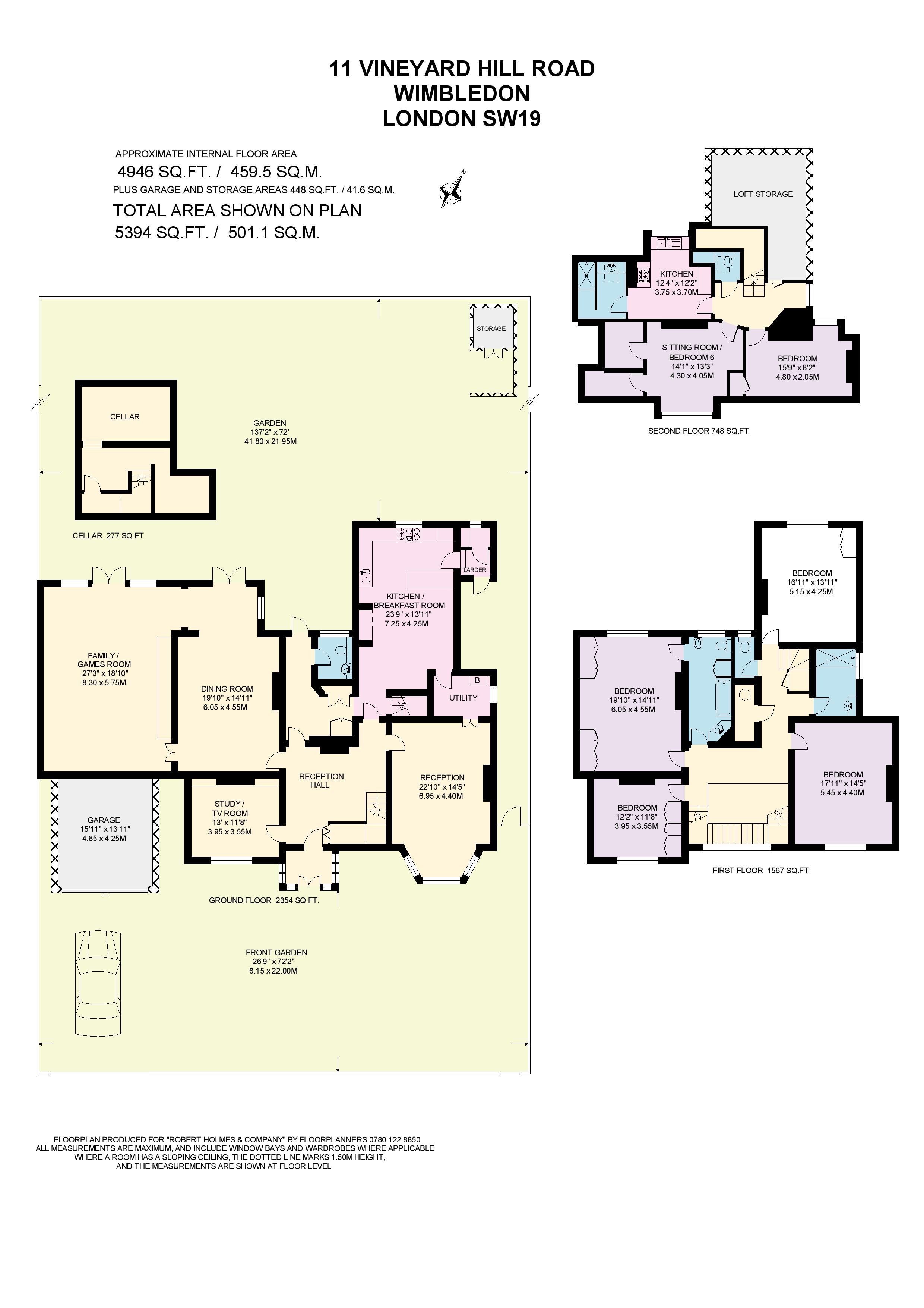 Vineyard Hill Road, Wimbledon SW19, 5 bedroom detached house for sale