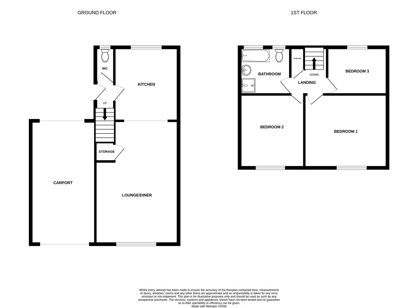 45, Popes Lane, King's Lynn floorplan
