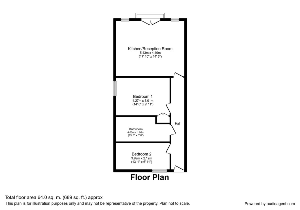 2 Bedrooms Flat to rent in Watling Street, Bexleyheath DA6