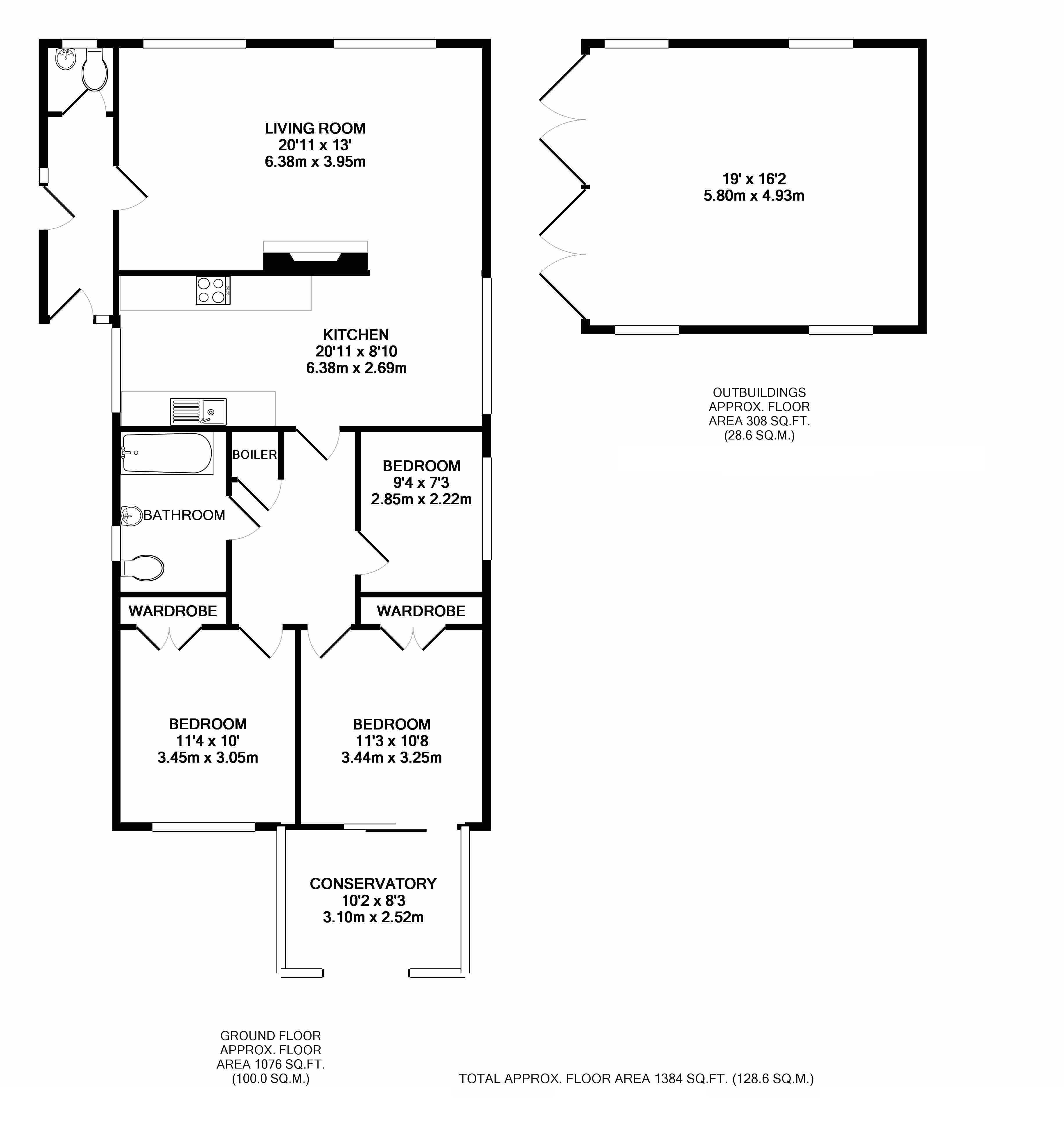 3 Bedrooms Bungalow for sale in The Causeway, Carlton, Bedford MK43