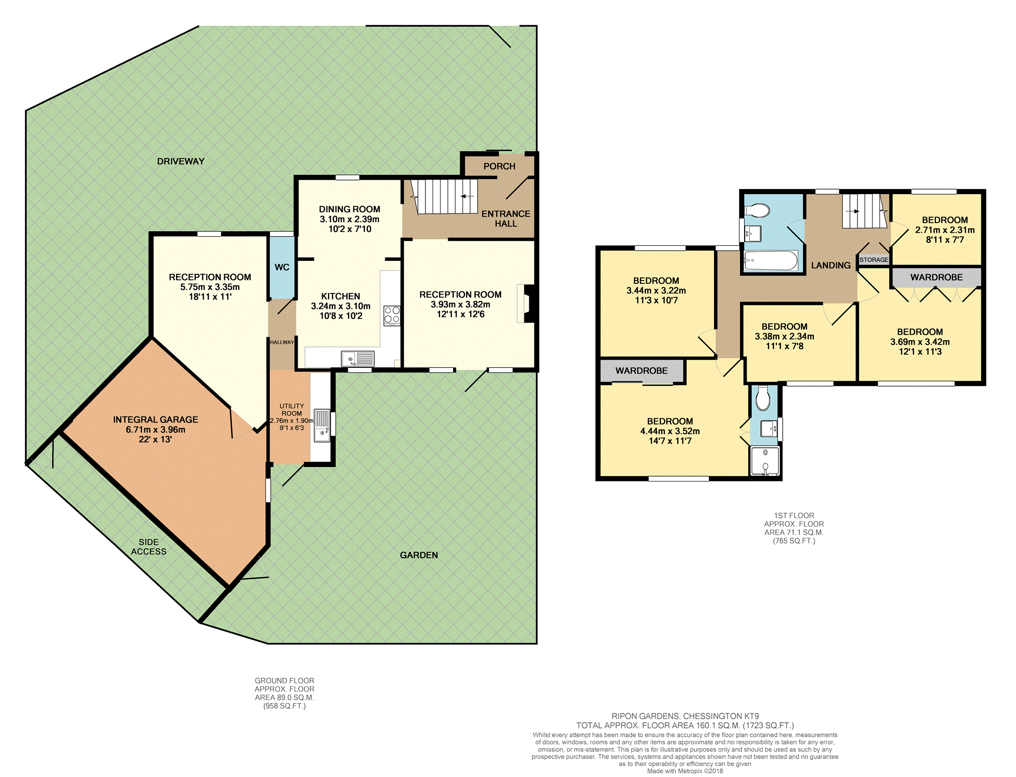 5 Bedrooms Semi-detached house for sale in Ripon Gardens, Chessington KT9