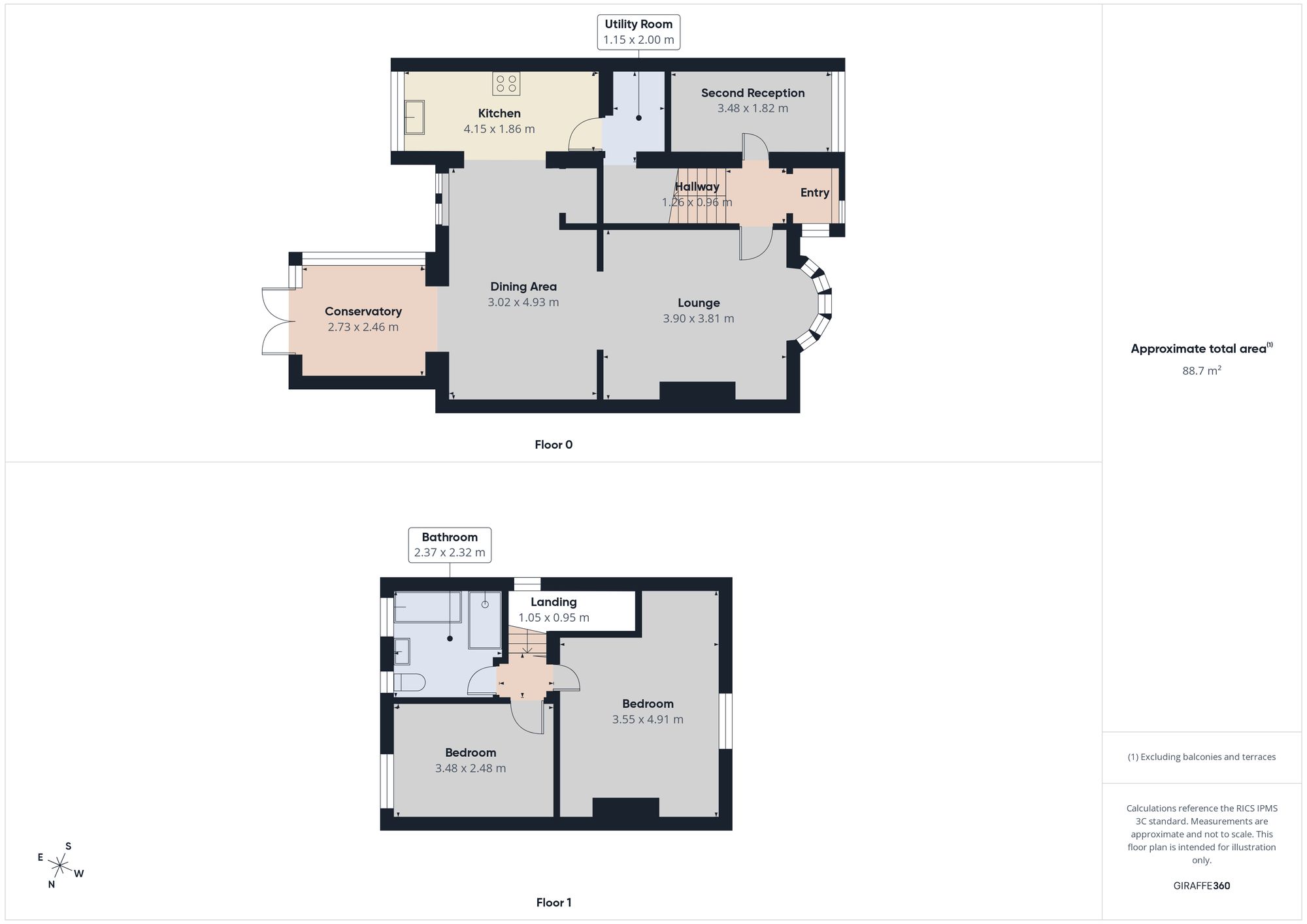 8 Pennyfine Road, Newcastle Upon Tyne floorplan