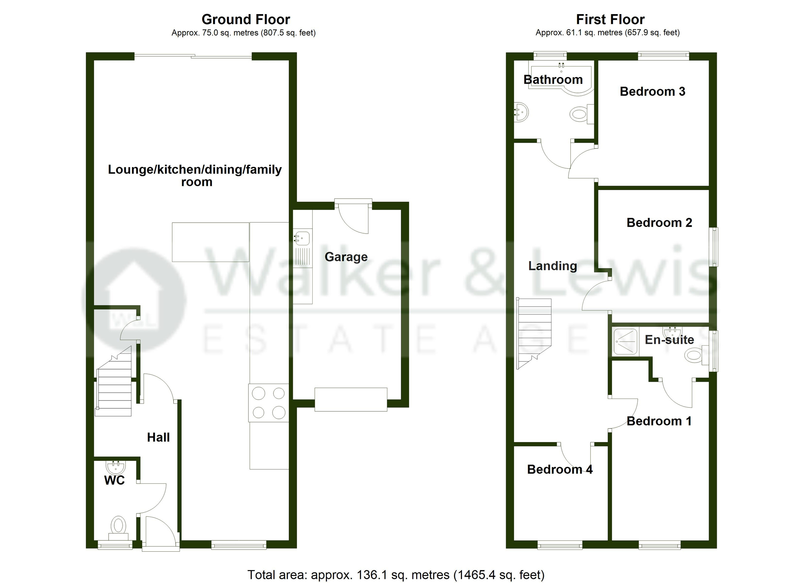 2, Pen Cerrig Rise,, Merthyr Tydfil floorplan