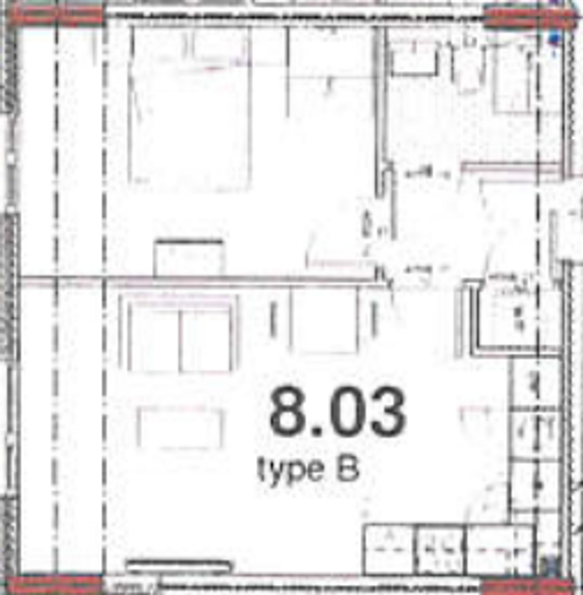 Apt 803, The Exchange, Salford floorplan