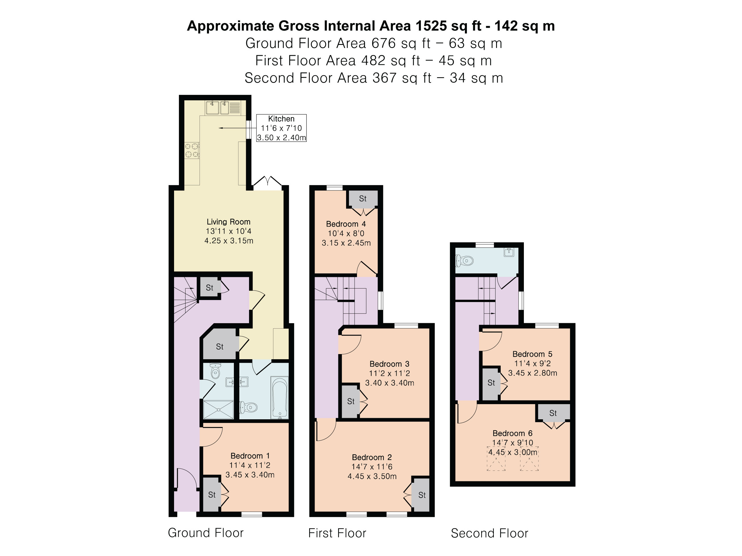 De Beauvoir Road, Reading floorplan