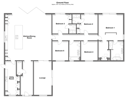Five Oaks Road Slinfold, Horsham floorplan