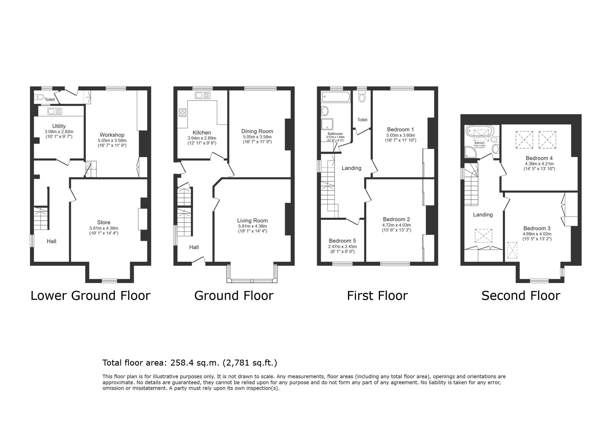 73 Sutherland Avenue, Leeds floorplan