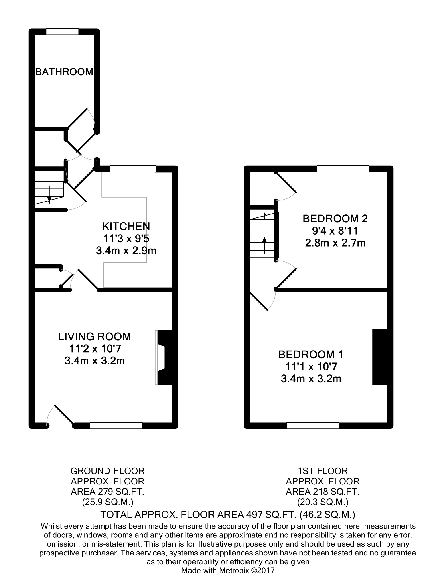 2 Bedrooms Terraced house for sale in Priory Street, Lewes, East Sussex BN7