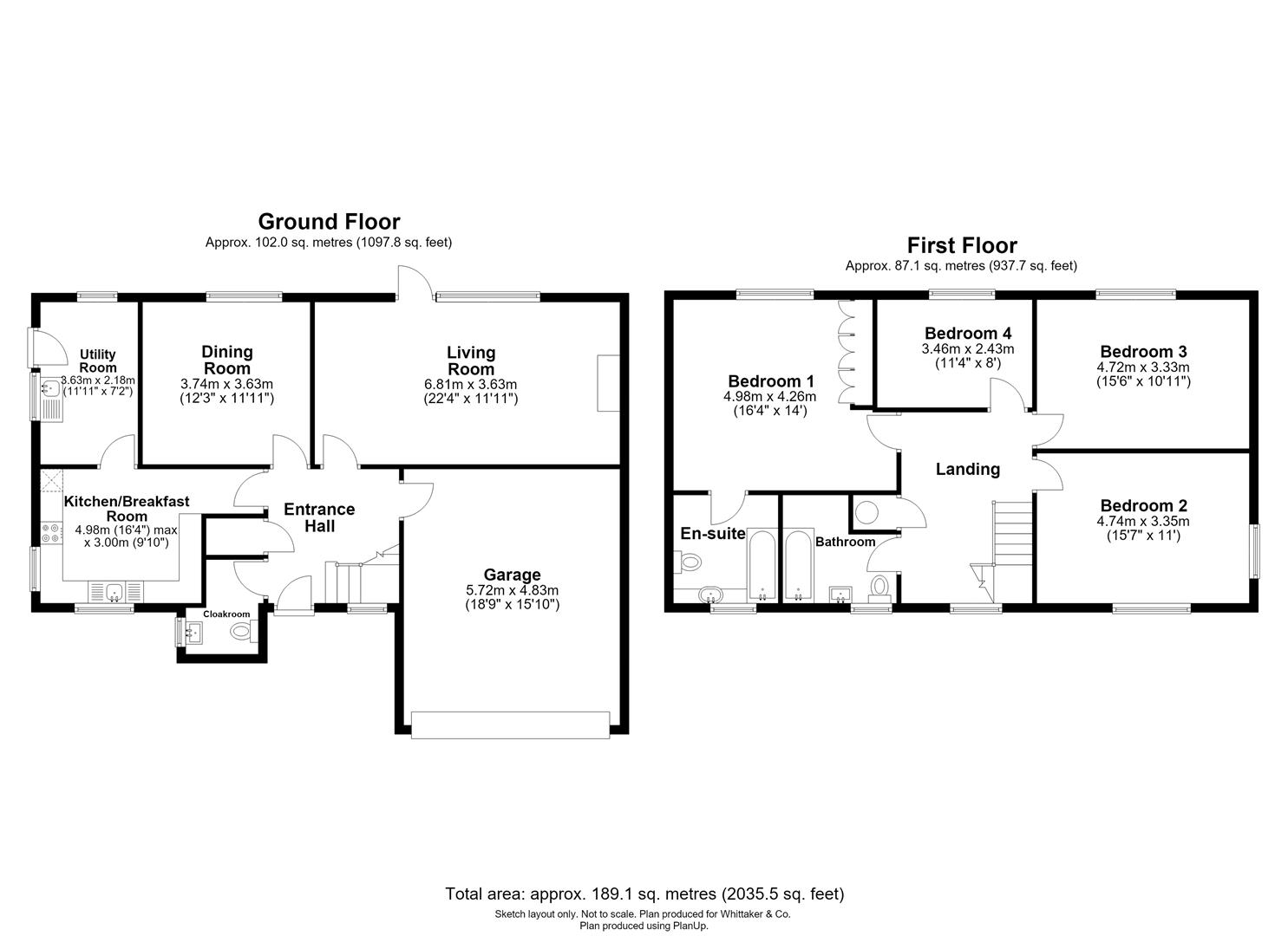 21, The Uplands, Harpenden floorplan
