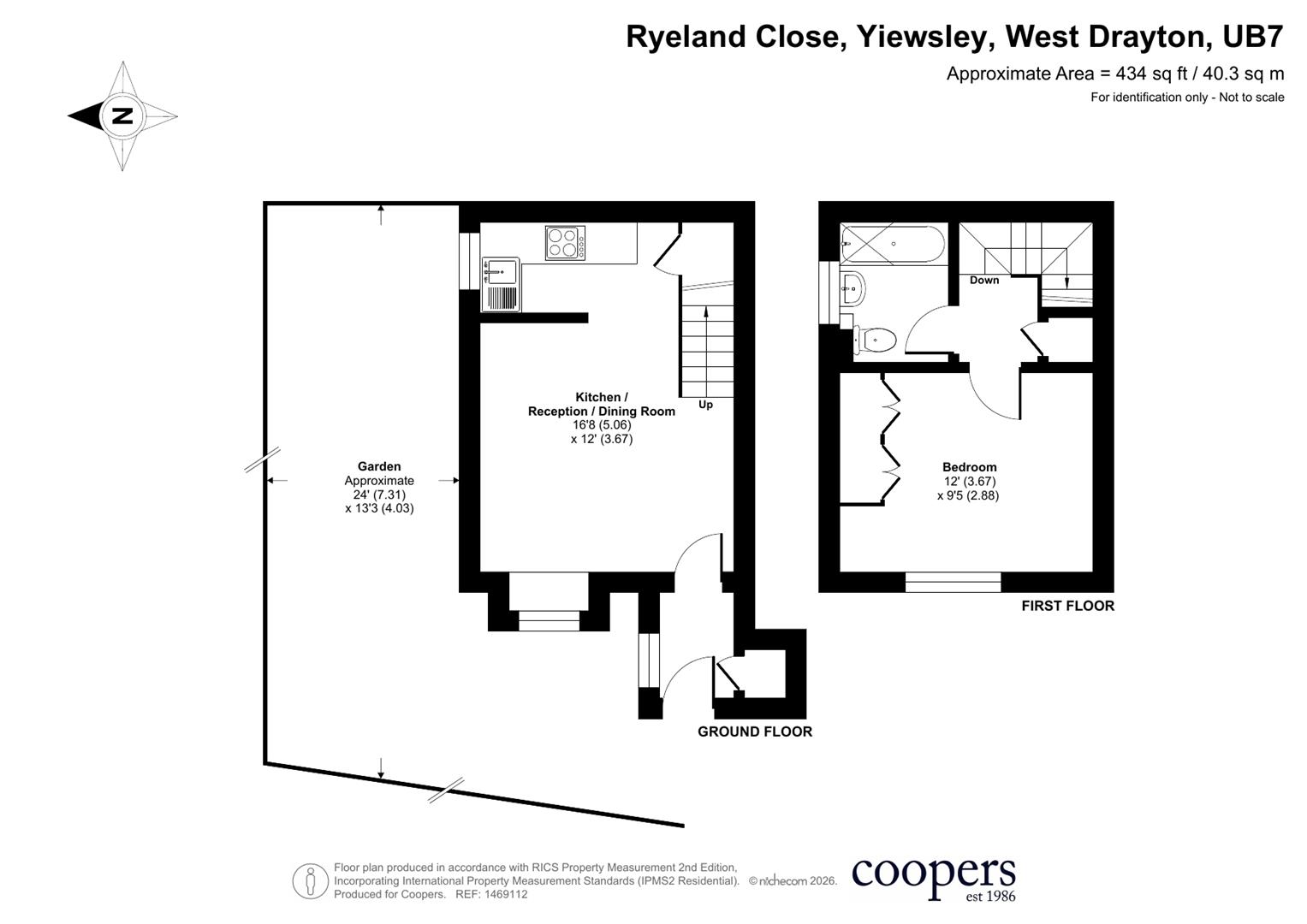 139, Ryeland Close, West Drayton floorplan