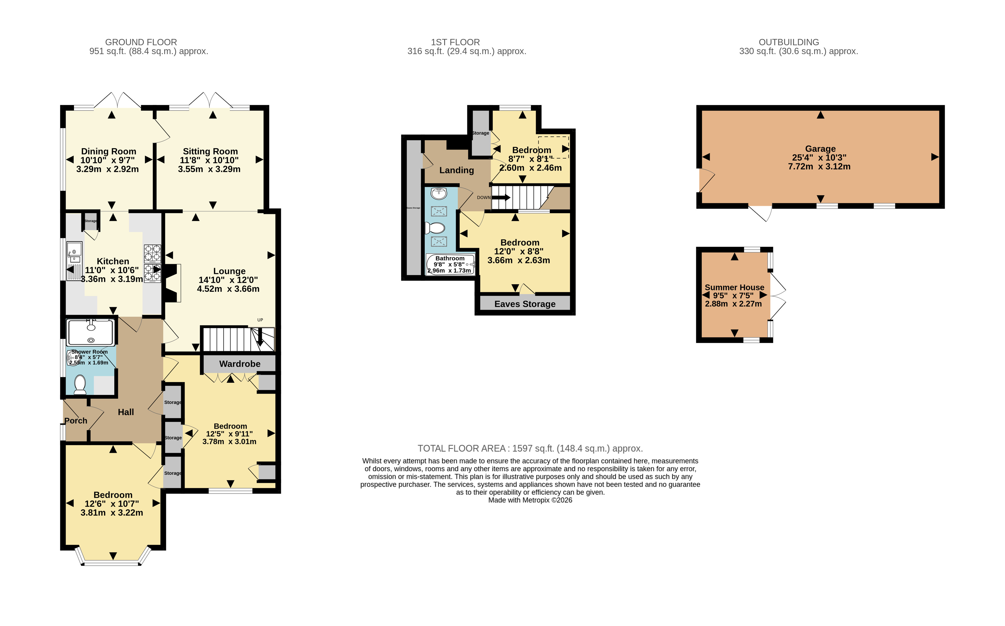 Sheppey Close, Birchington floorplan