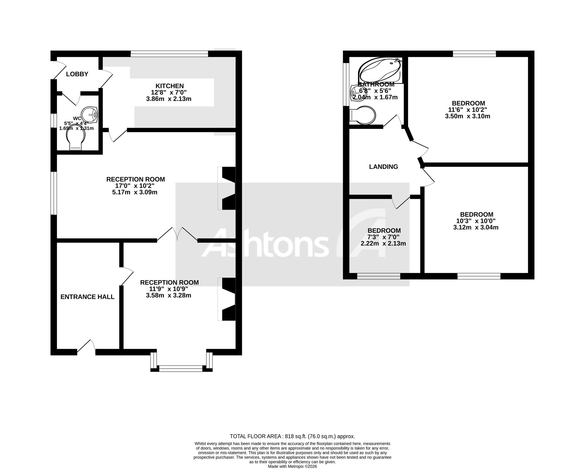 17 Wolmer Street, Wigan floorplan