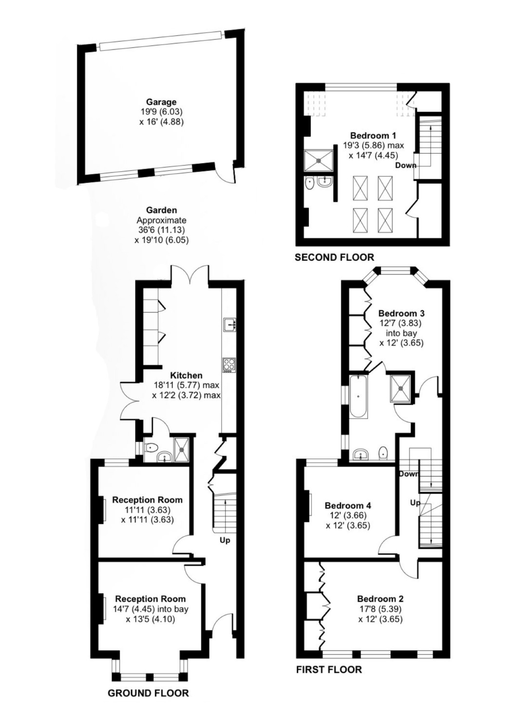 11, Radcliffe Road, Winchmore Hill floorplan