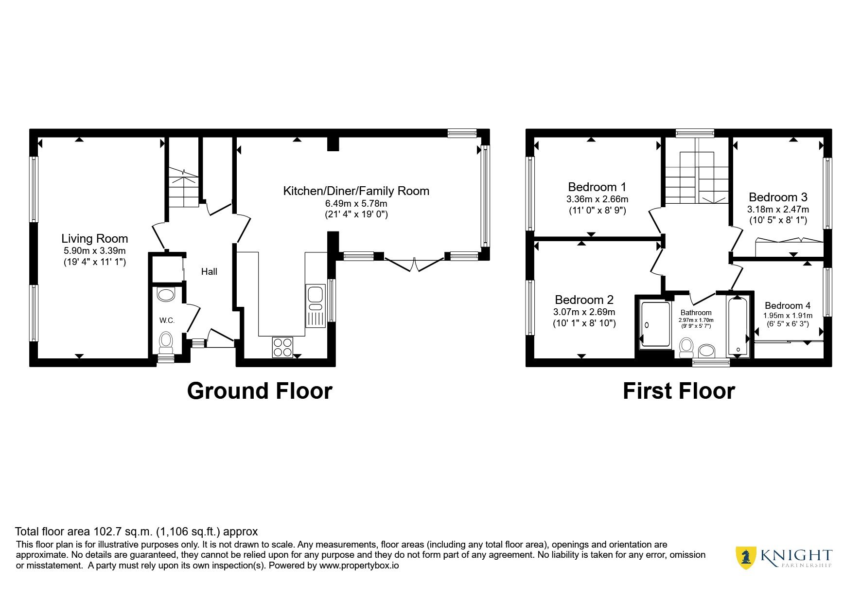 20, Lea View, Stamford floorplan