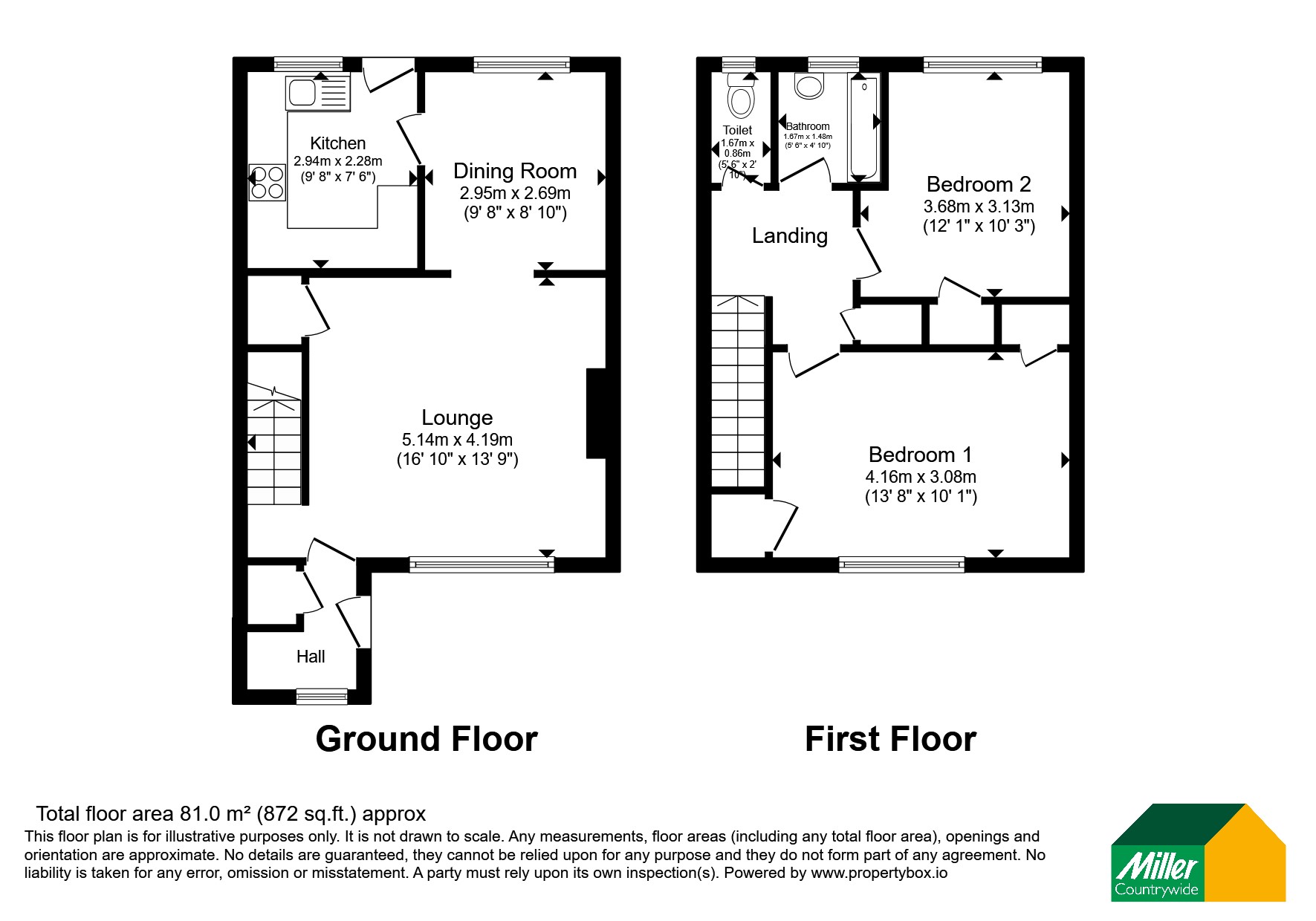69, Burden Close, Cornwall floorplan