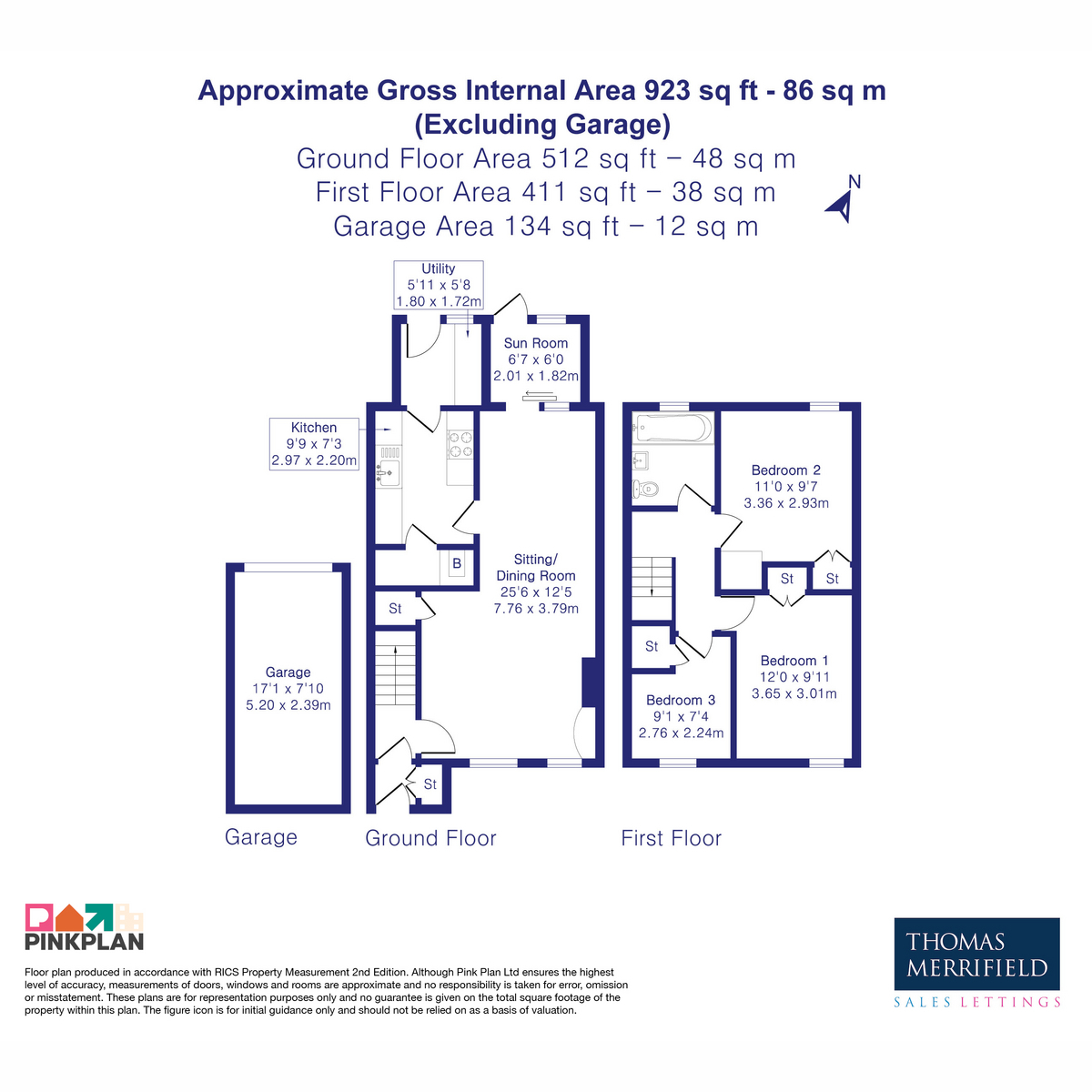 21, Barn Close, Kidlington floorplan