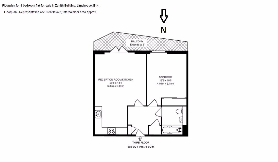 1 Bedrooms Flat to rent in Zenith Building, Comercial Road, Limehouse E14