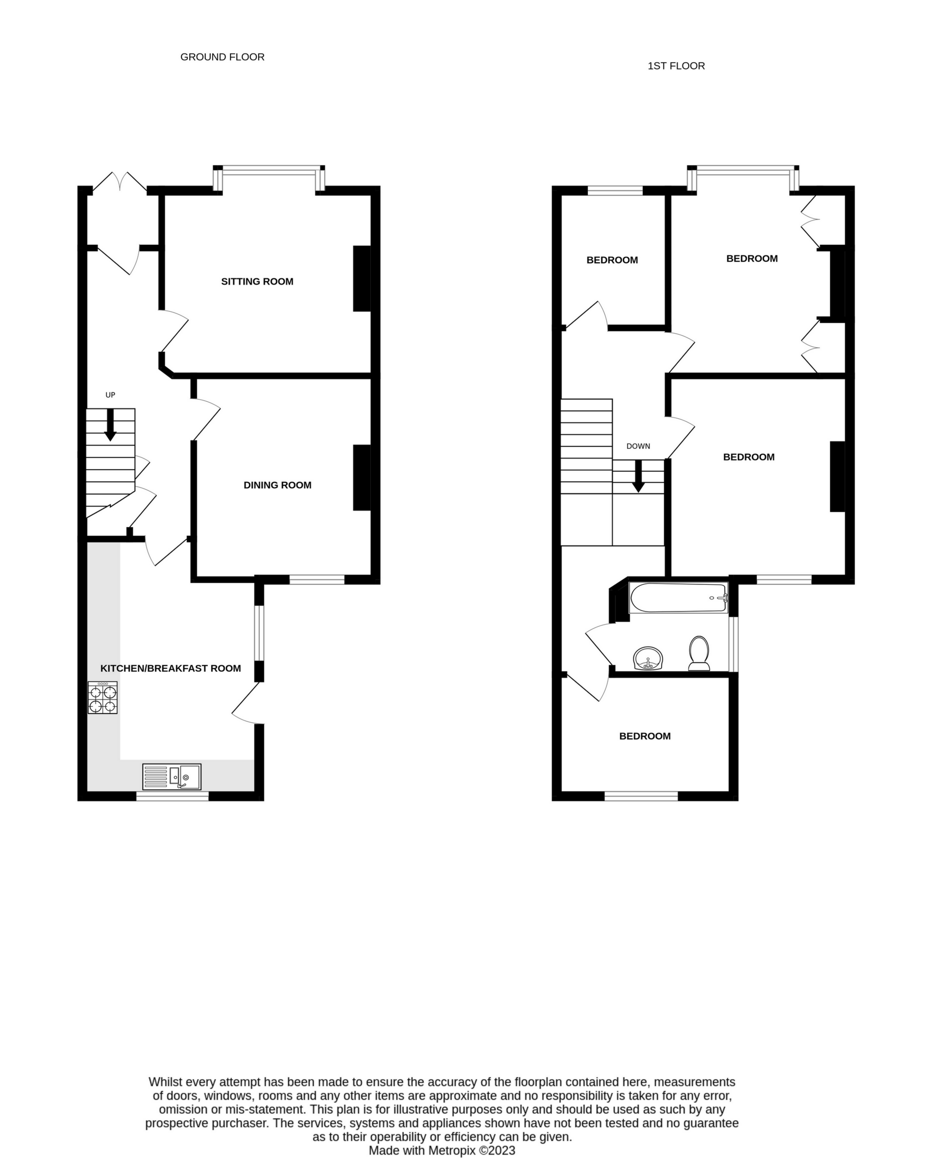 38, Stanhope Road, Deal floorplan