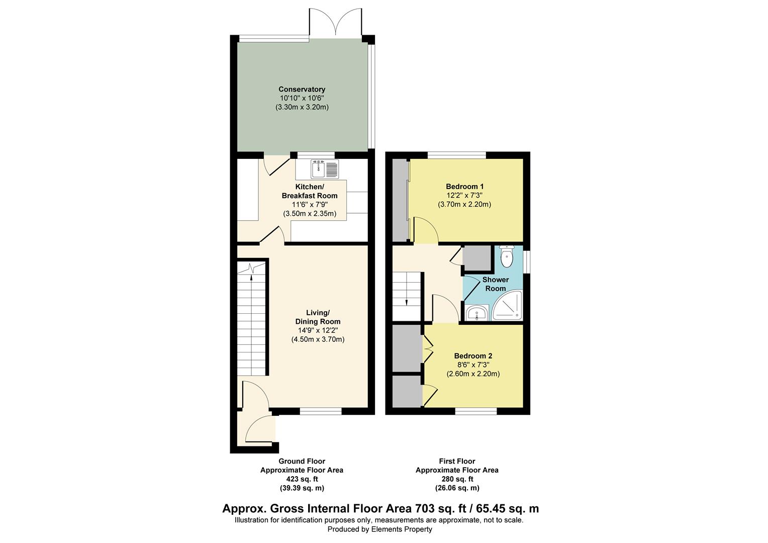 9, Eccles Row, Eccles floorplan