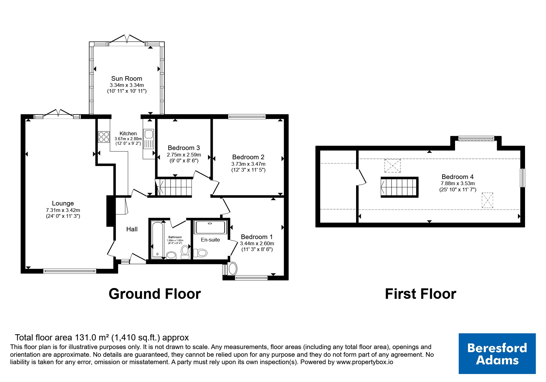 Willowbrook, 5, Lon Hawen, Abersoch floorplan