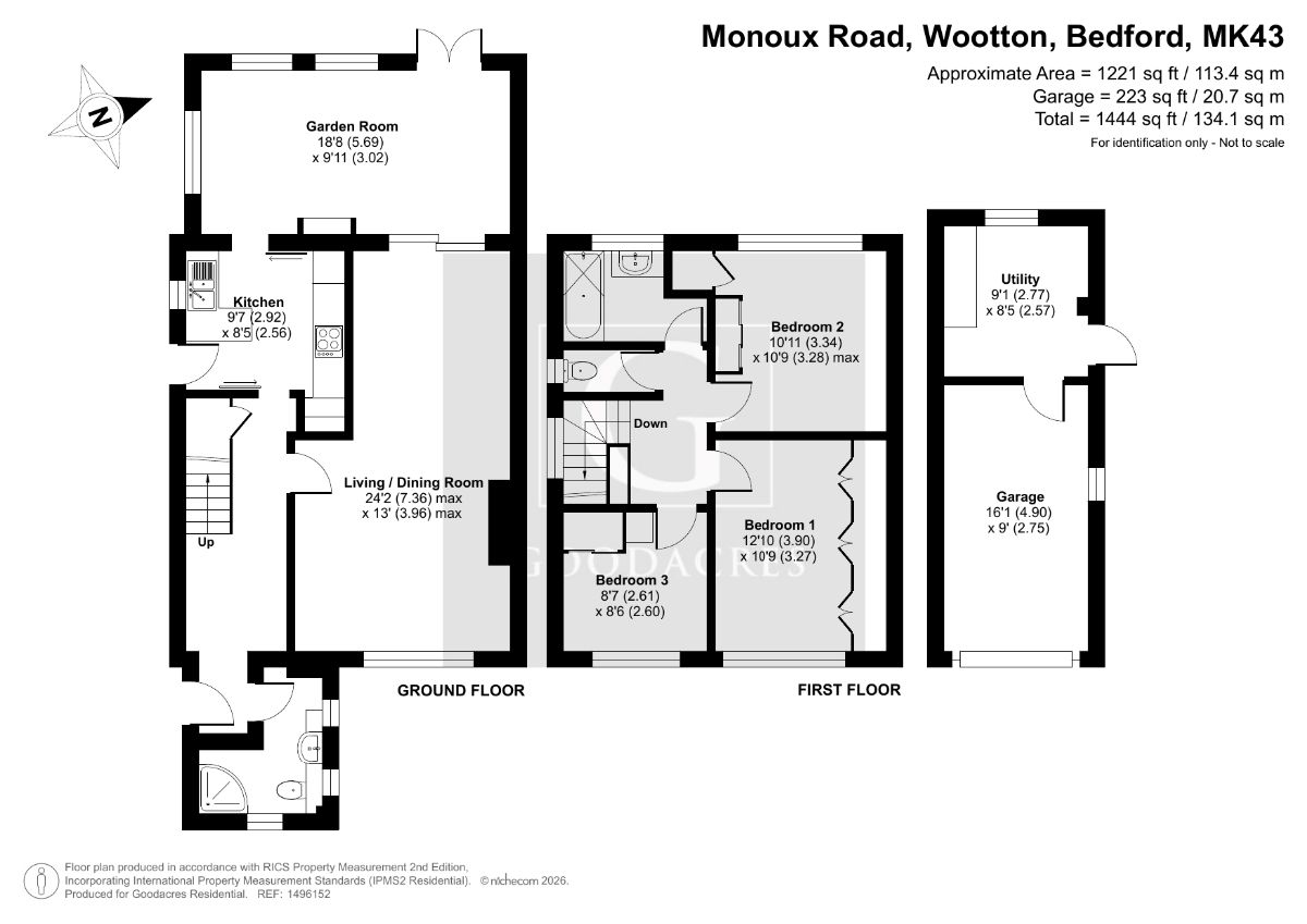 15 Monoux Road, Bedford floorplan