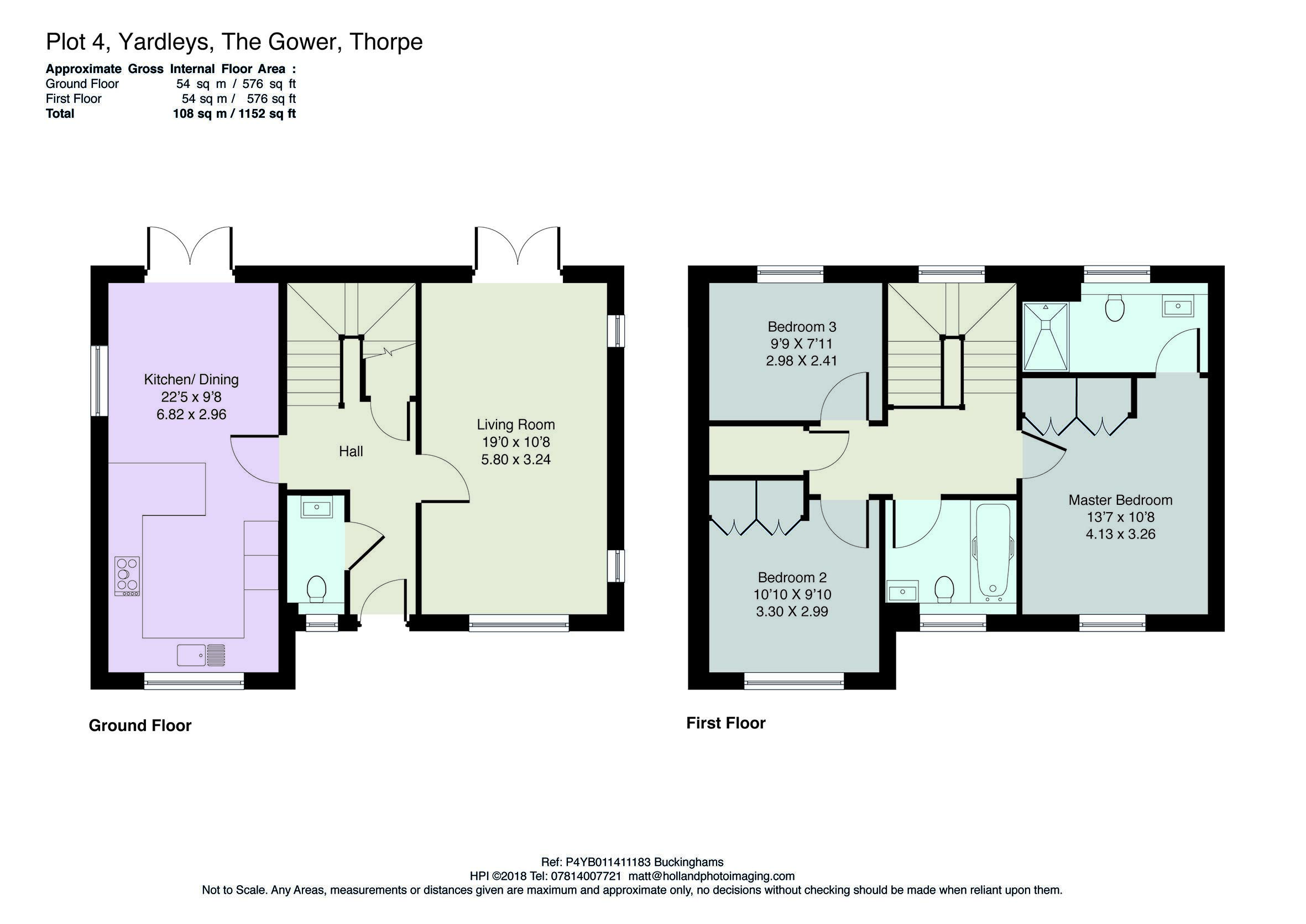 3 Bedrooms Detached house for sale in The Gower, Thorpe, Egham TW20
