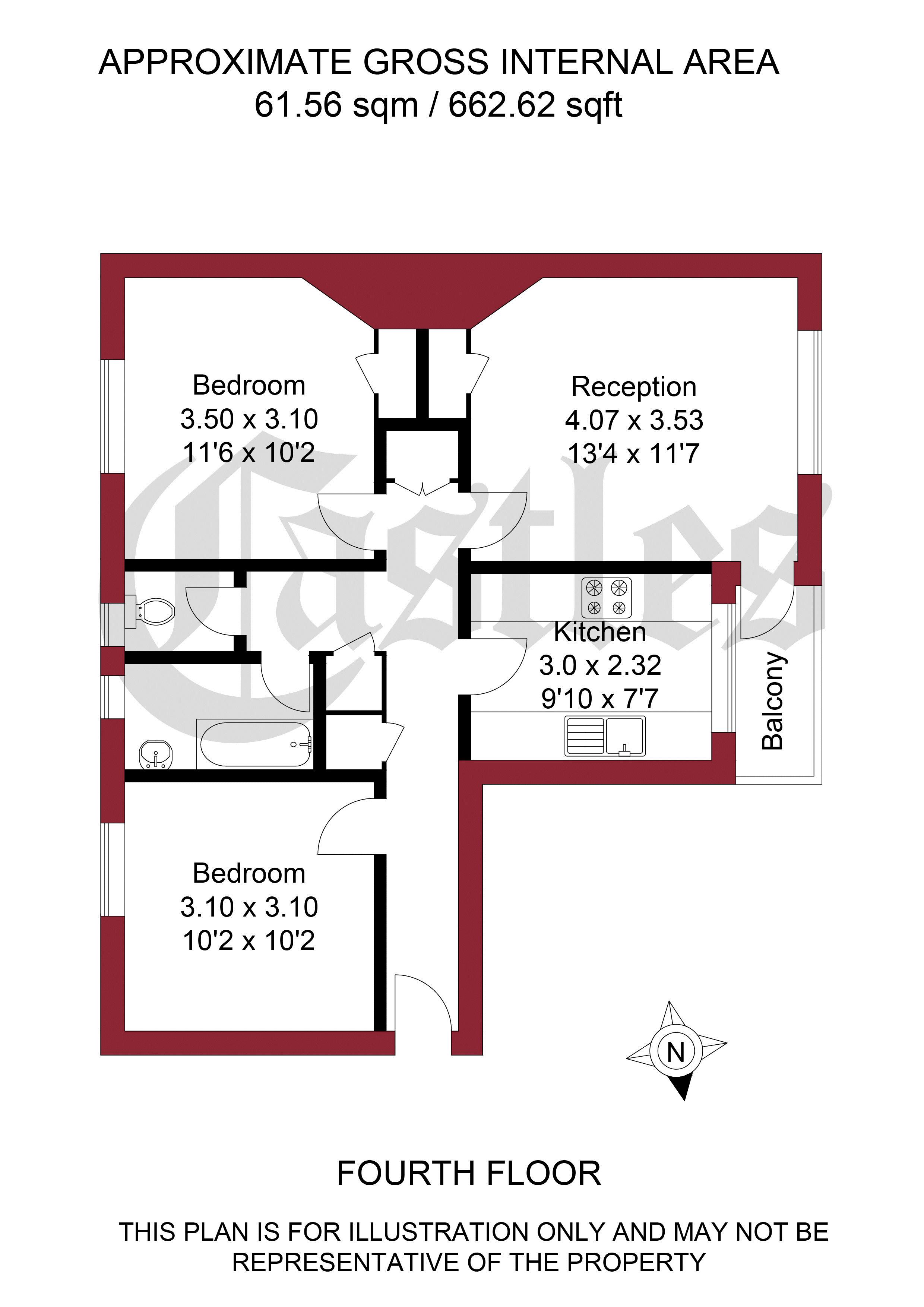 2 Bedrooms Flat for sale in Homerton Road, London E9