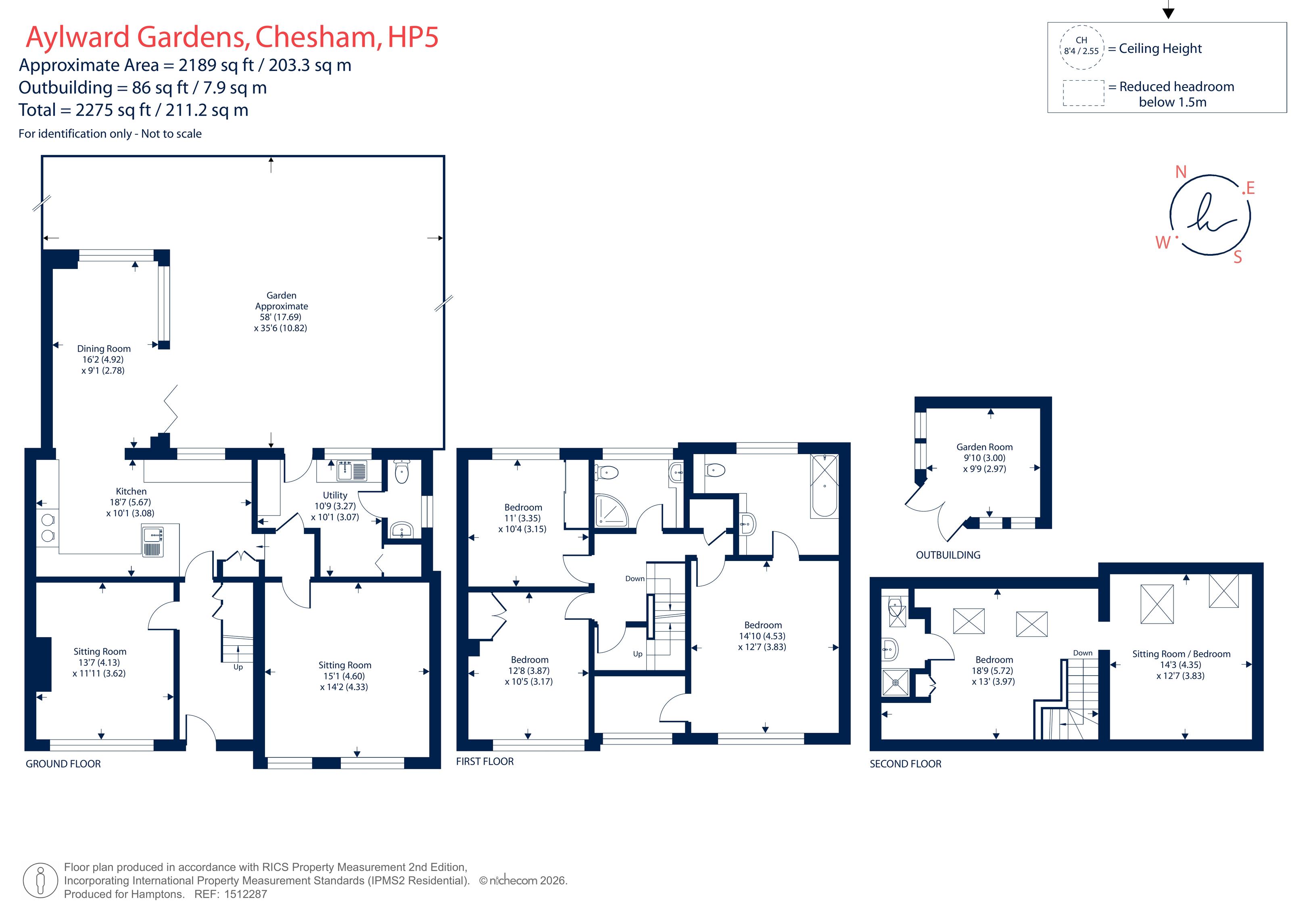 6, Aylward Gardens, Chesham floorplan