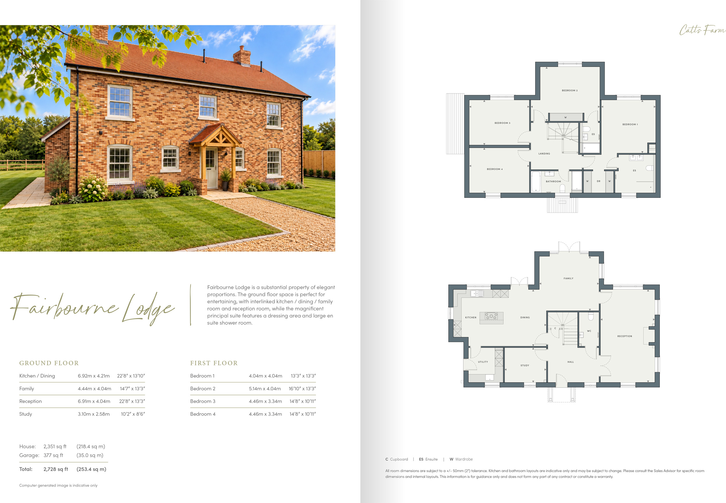 Fairbourne Lodge, Catts Farm, Headley floorplan