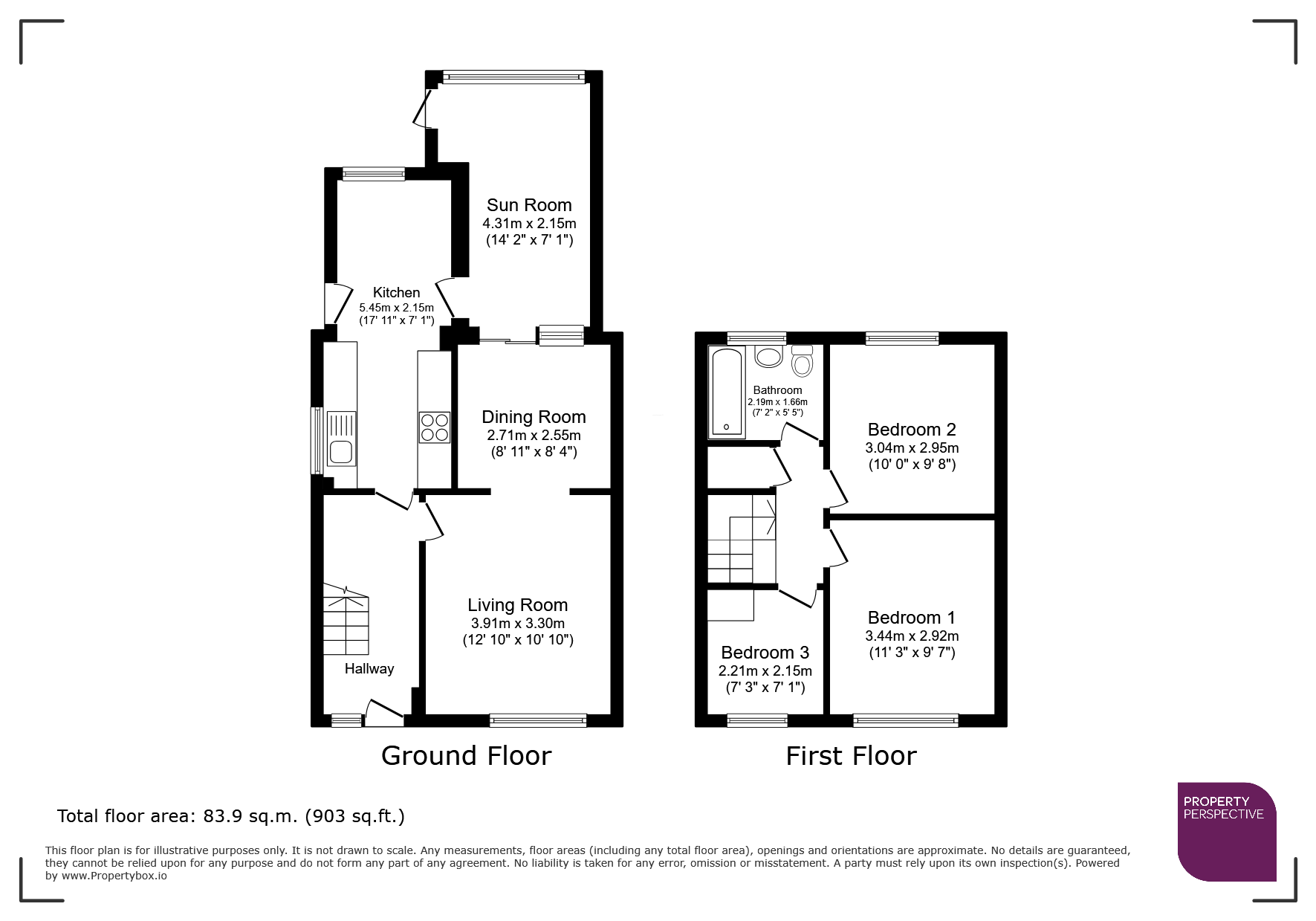 Denbigh Close, Wrexham floorplan