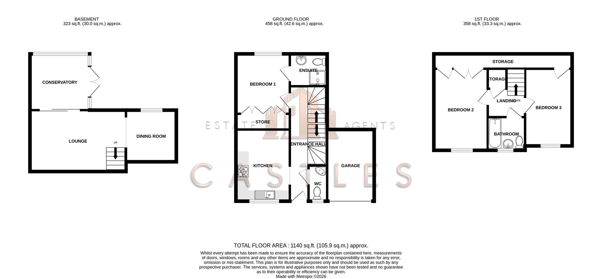 17, Caer Peris View, Fareham floorplan
