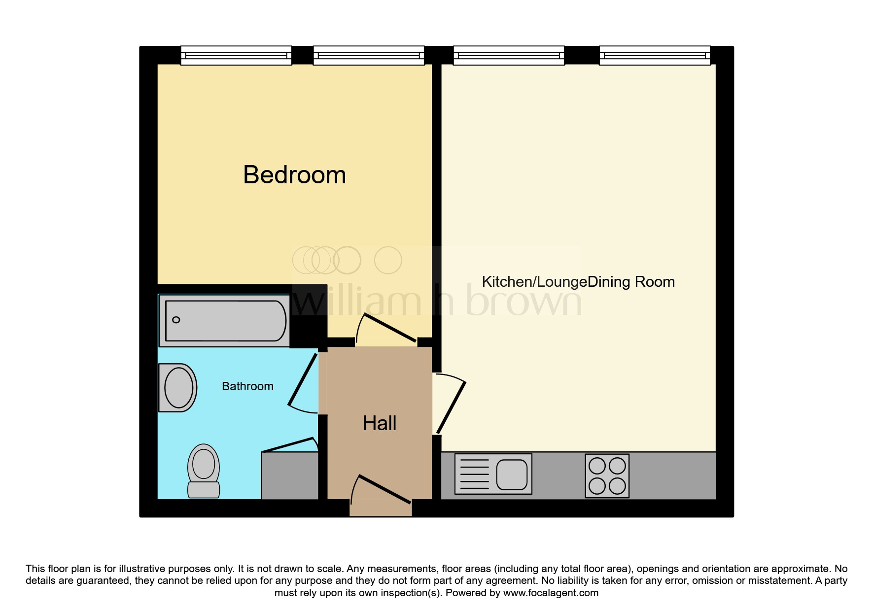 Flat 16, Lombard House, 41, Lombard Street, Newark floorplan