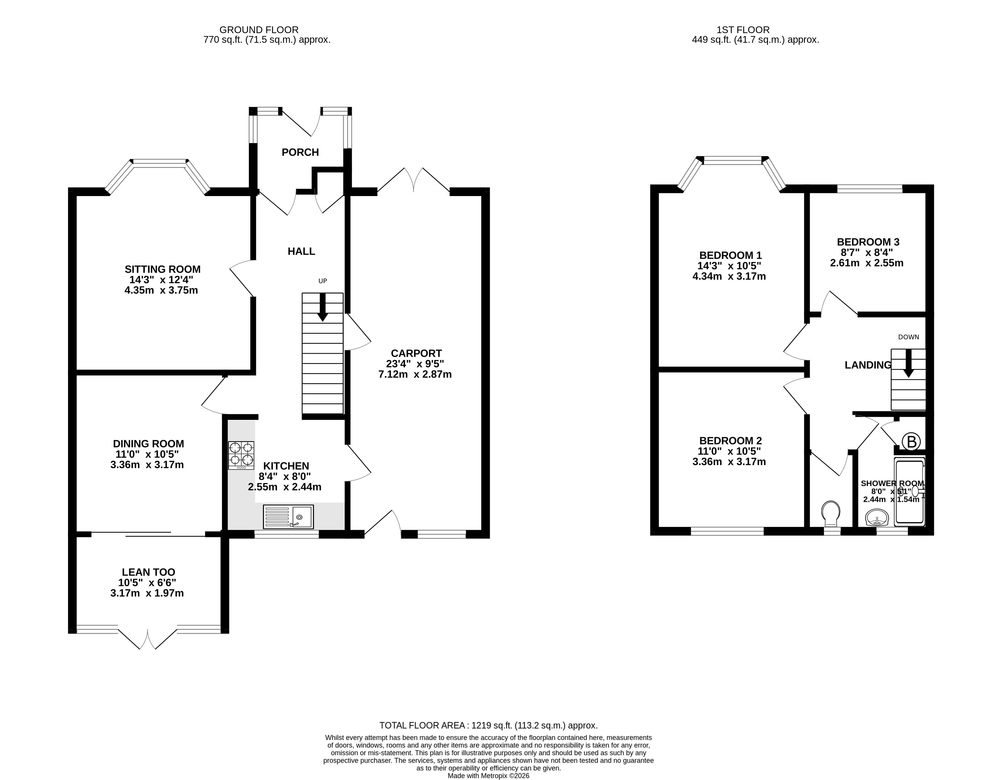 47, Westbourne Terrace, Reading floorplan