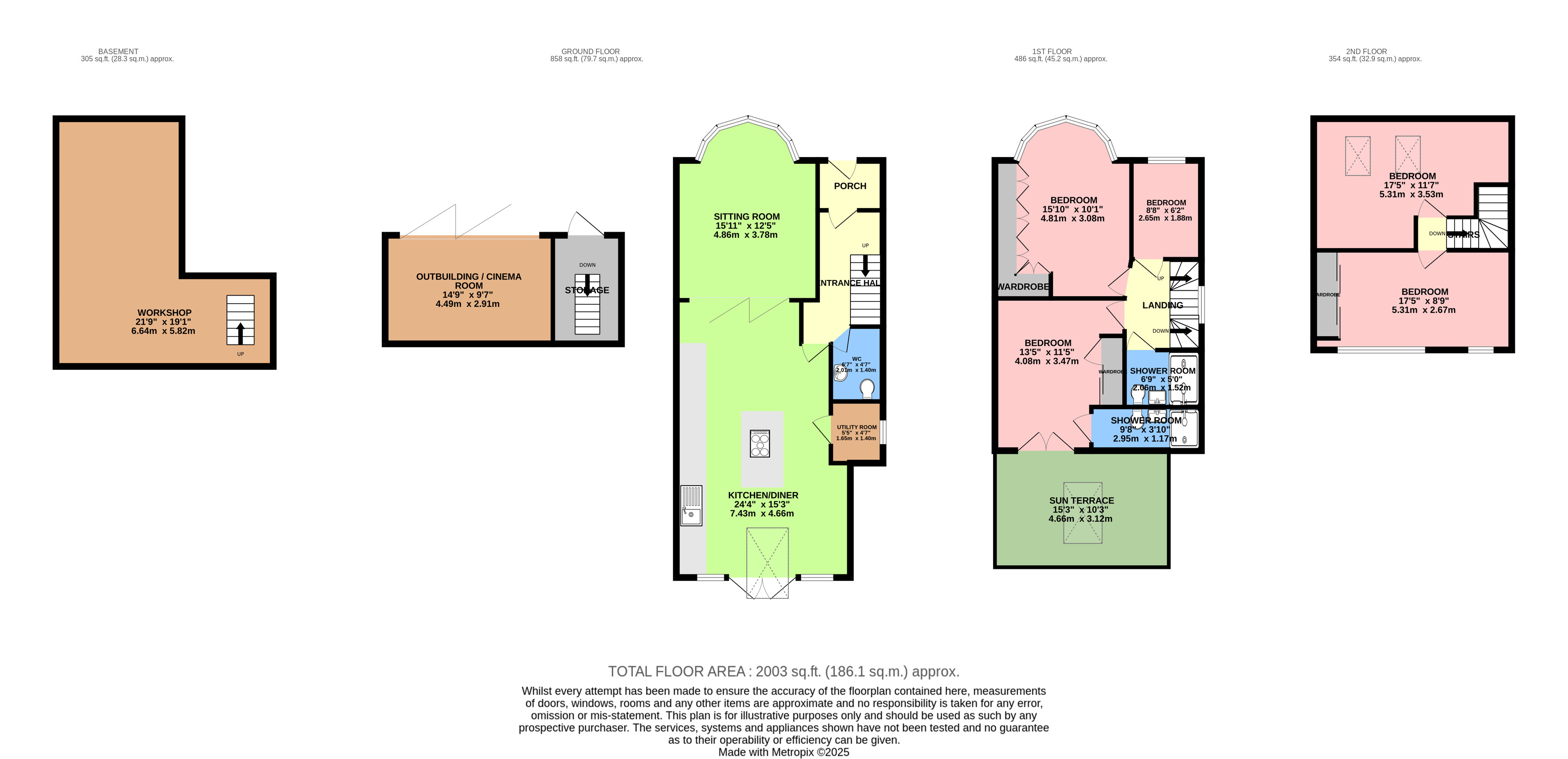 114, Carnarvon Avenue, Middlesex floorplan