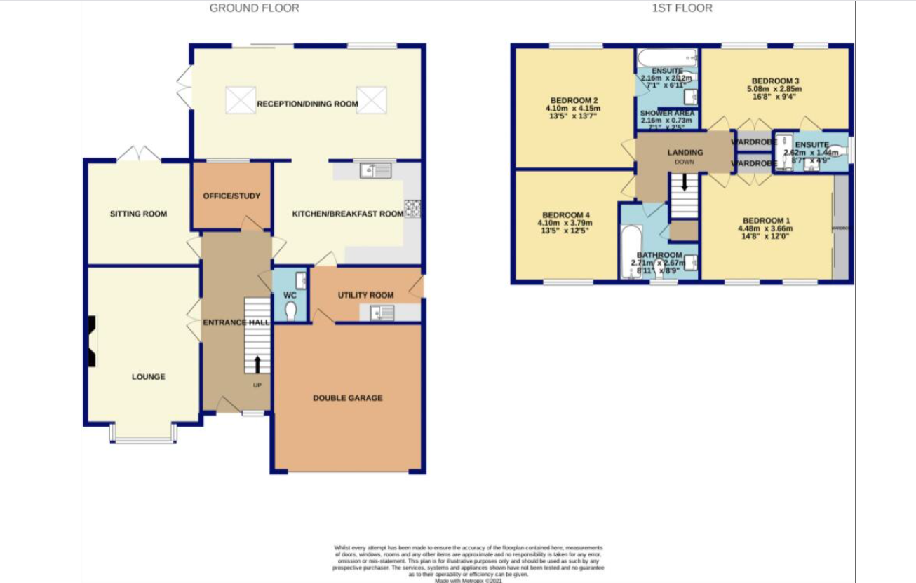 11, Weald Drive, Little Sutton, Ellesmere Port floorplan