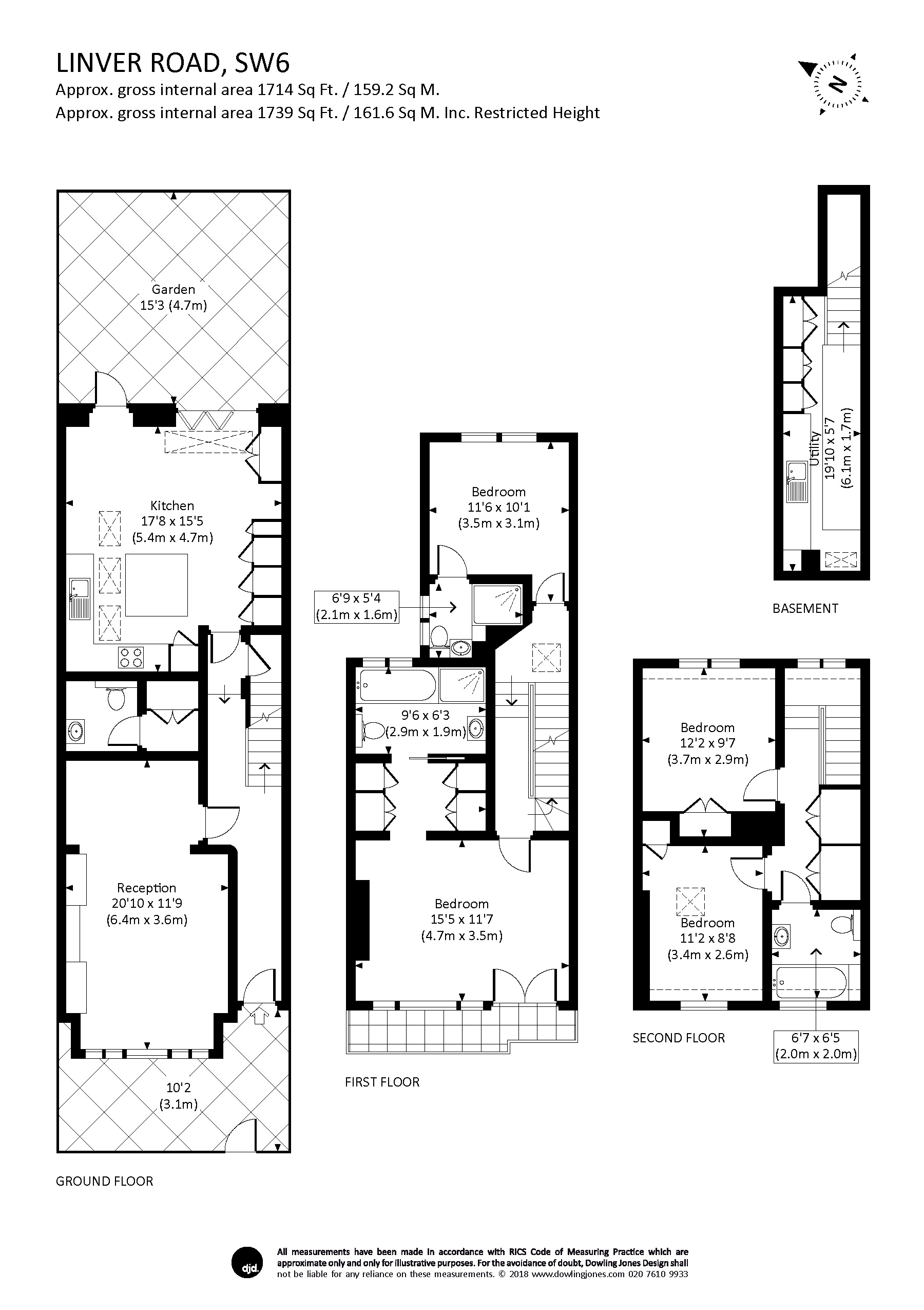 4 Bedrooms  to rent in Linver Road, Fulham SW6