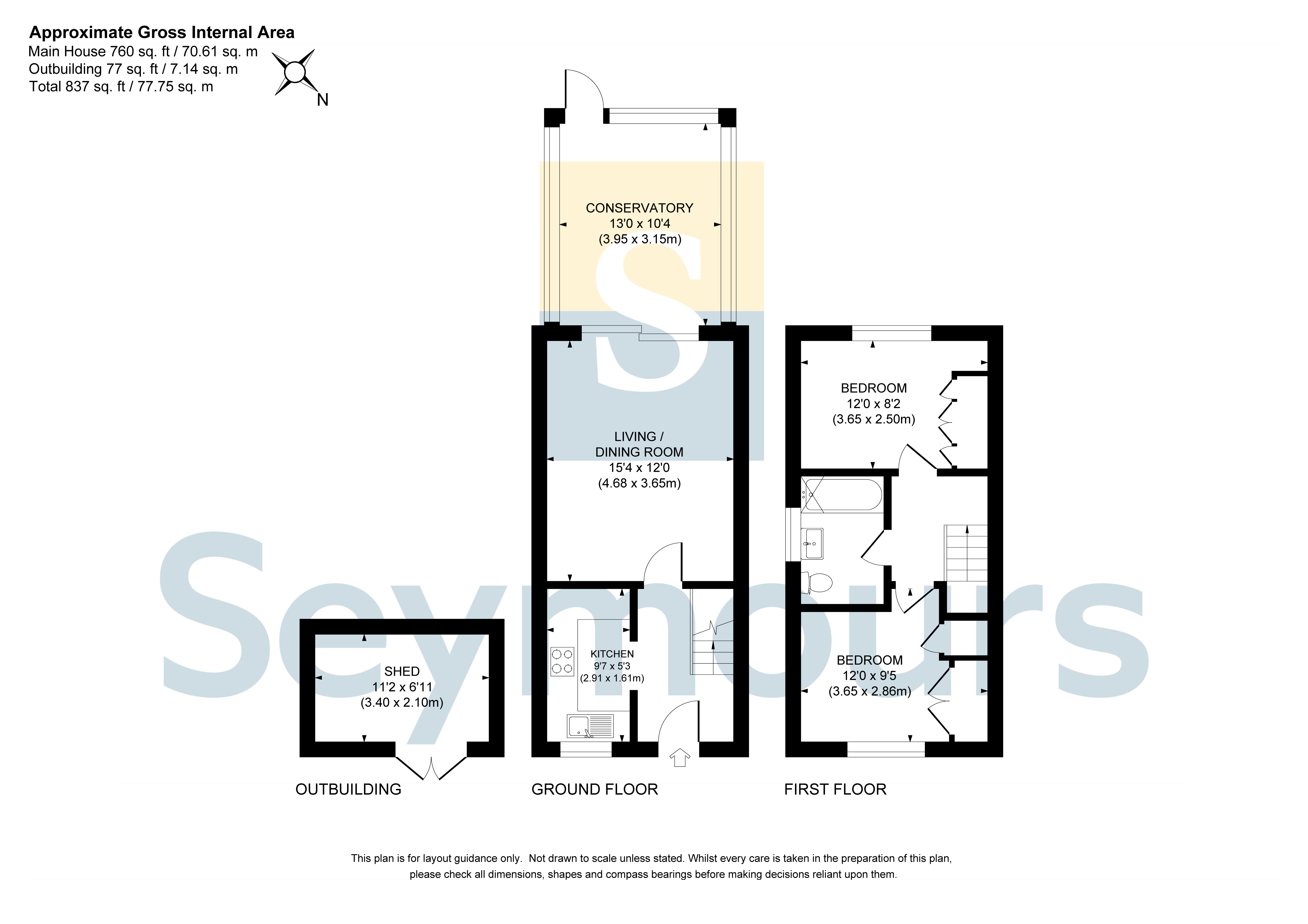 42, Old School Place, Surrey floorplan